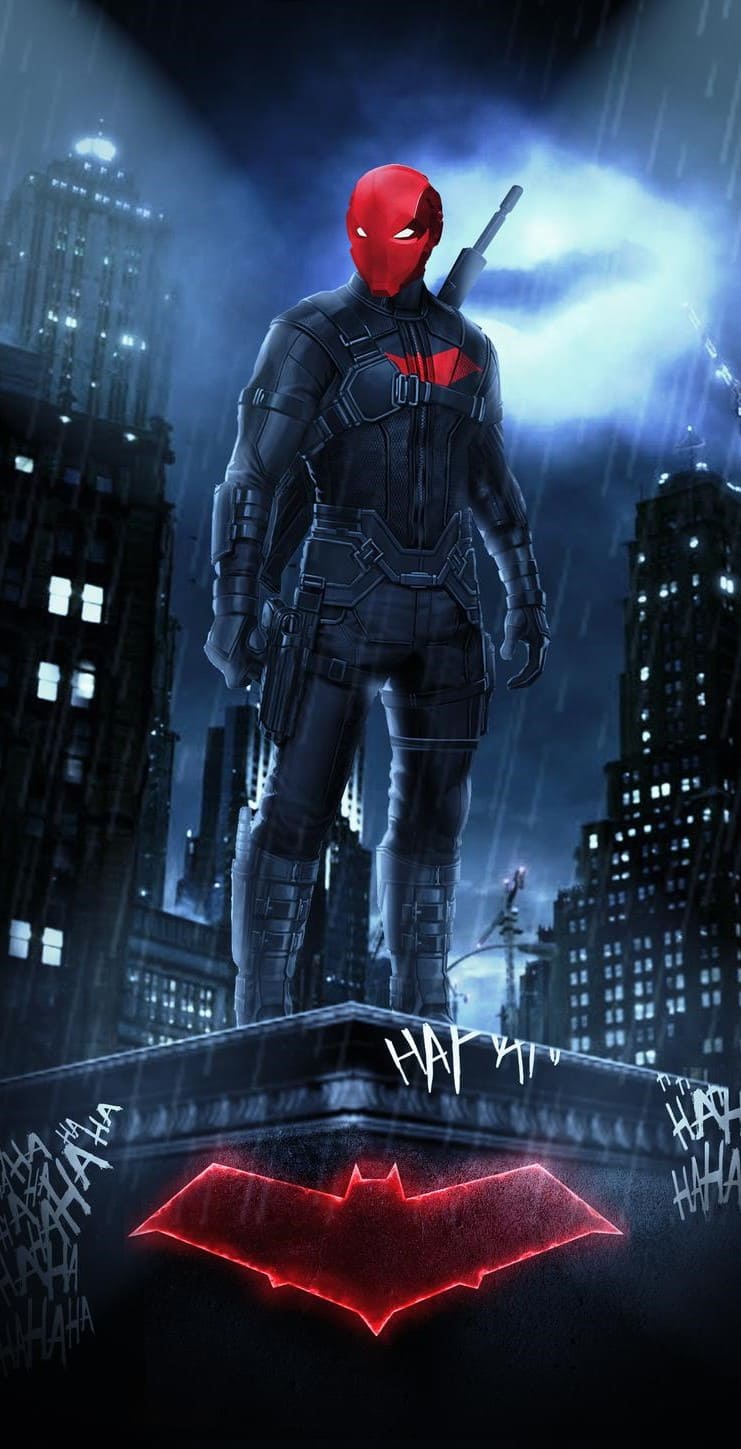 Red Hood On Bike Wallpapers