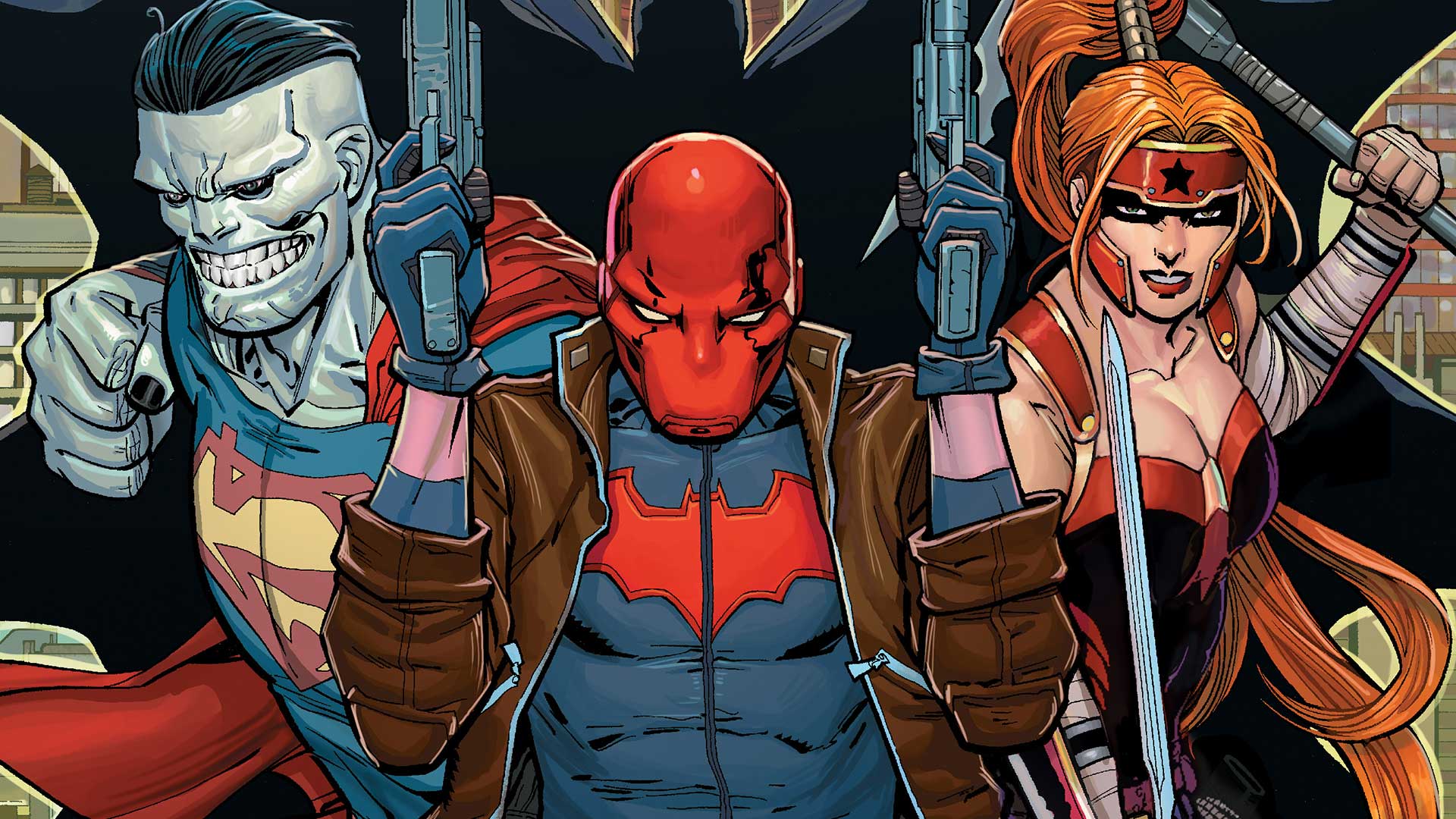 Red Hood On Bike Wallpapers