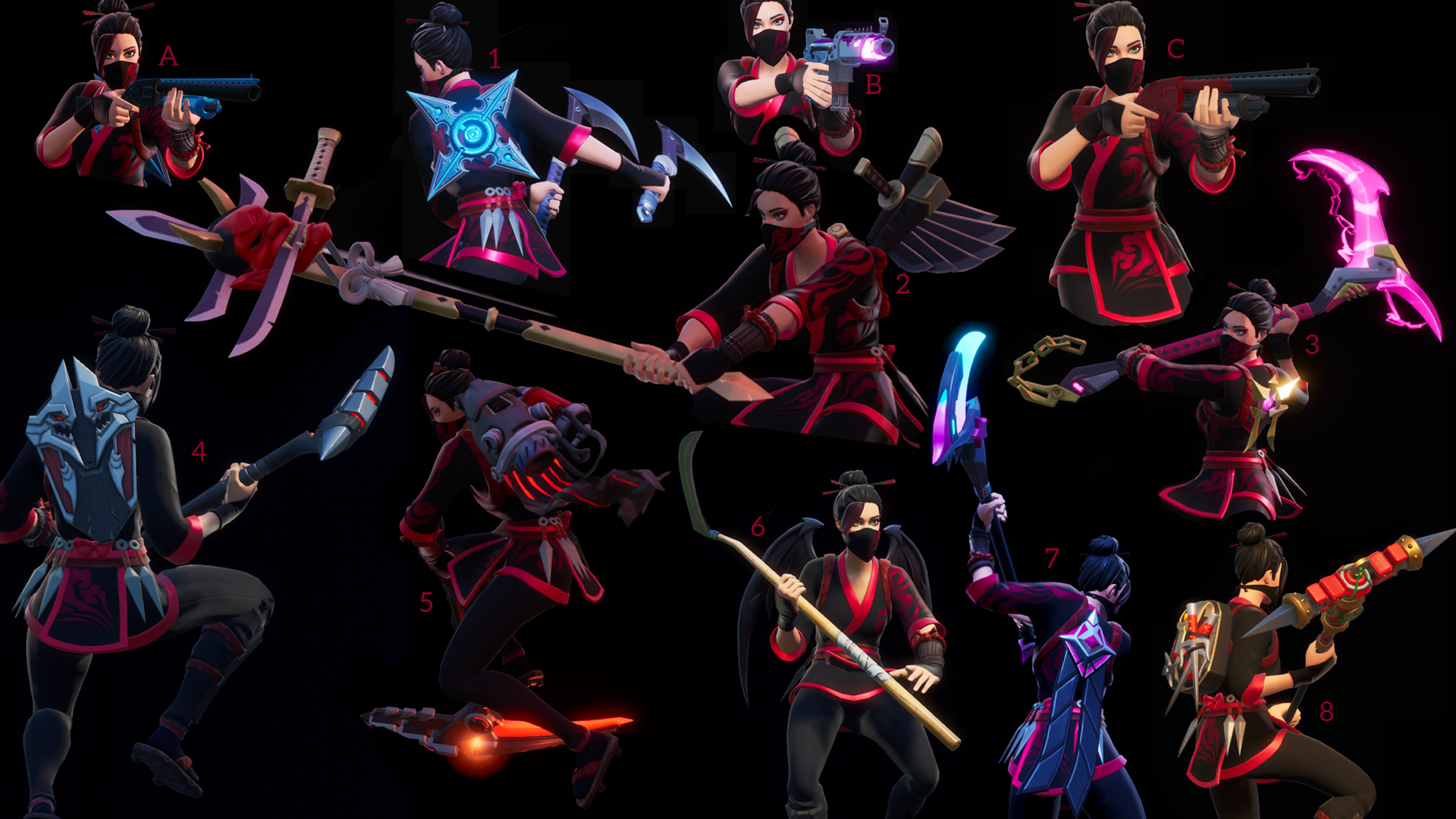 Red Jade Fortnite Wallpapers