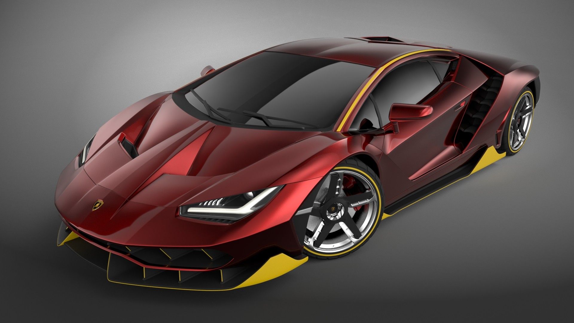 Red Lamborghini Centenario Wallpapers