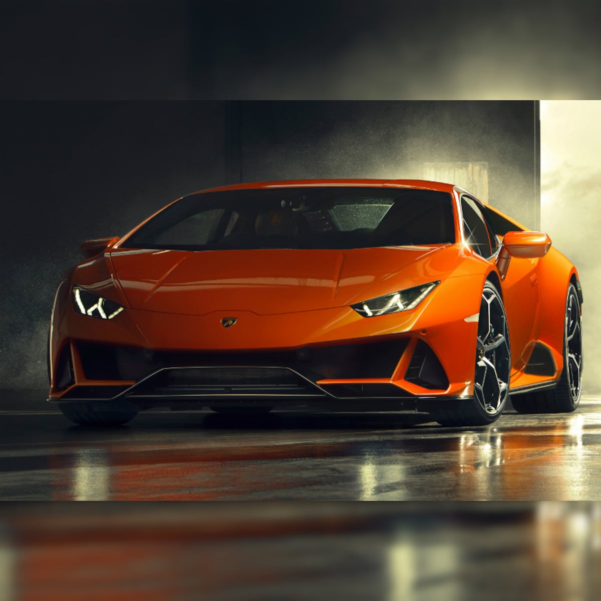 Red Lamborghini Huracan Supercar Vehicle Wallpapers