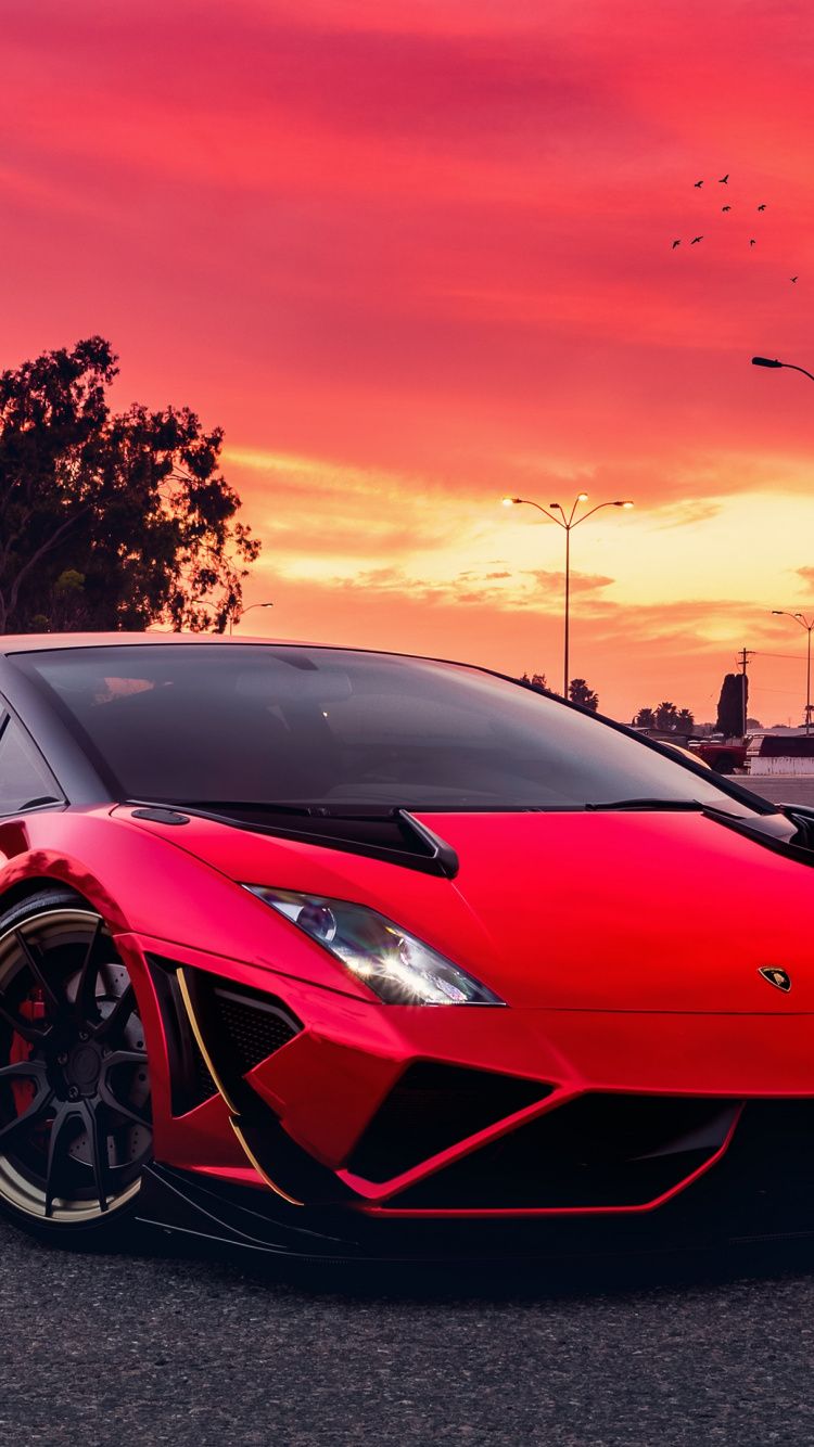 Red Lamborghini Iphone Wallpapers