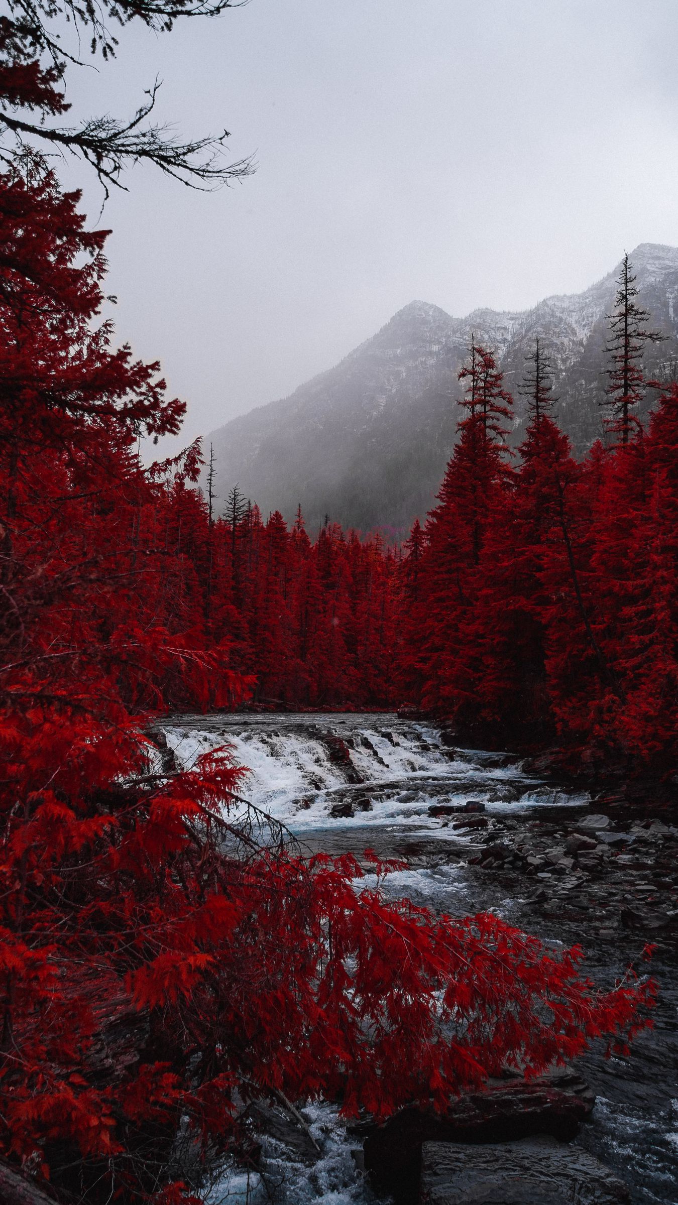 Red Landscape Wallpapers