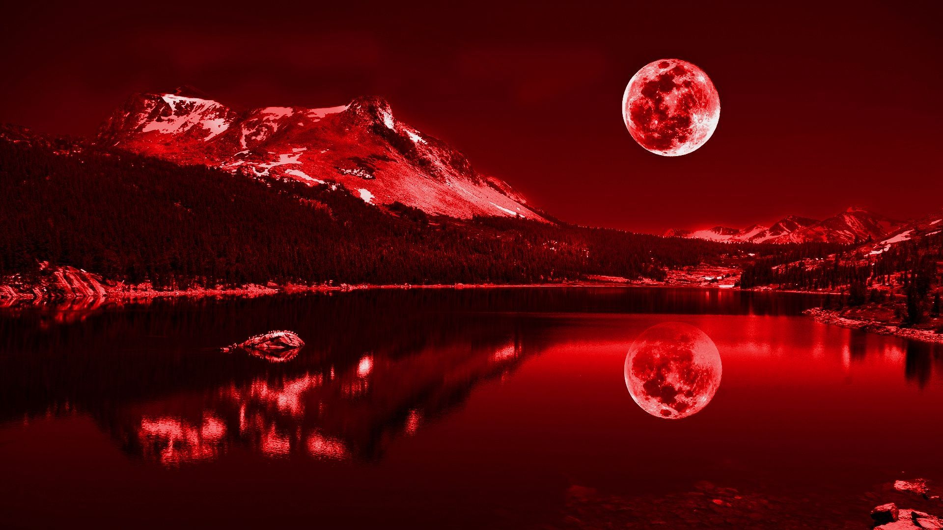 Red Landscape Wallpapers