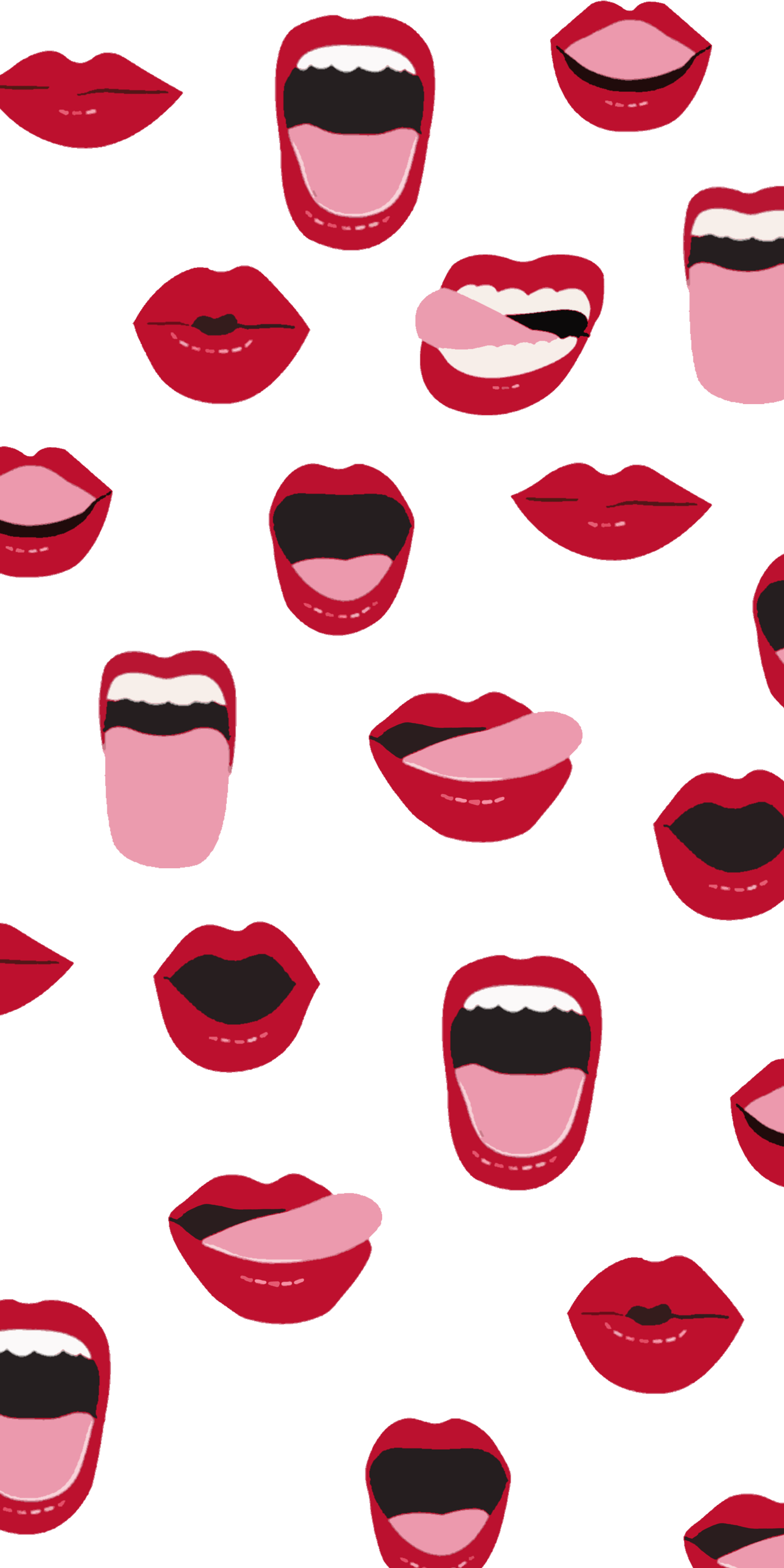 Red Lips Iphone Wallpapers