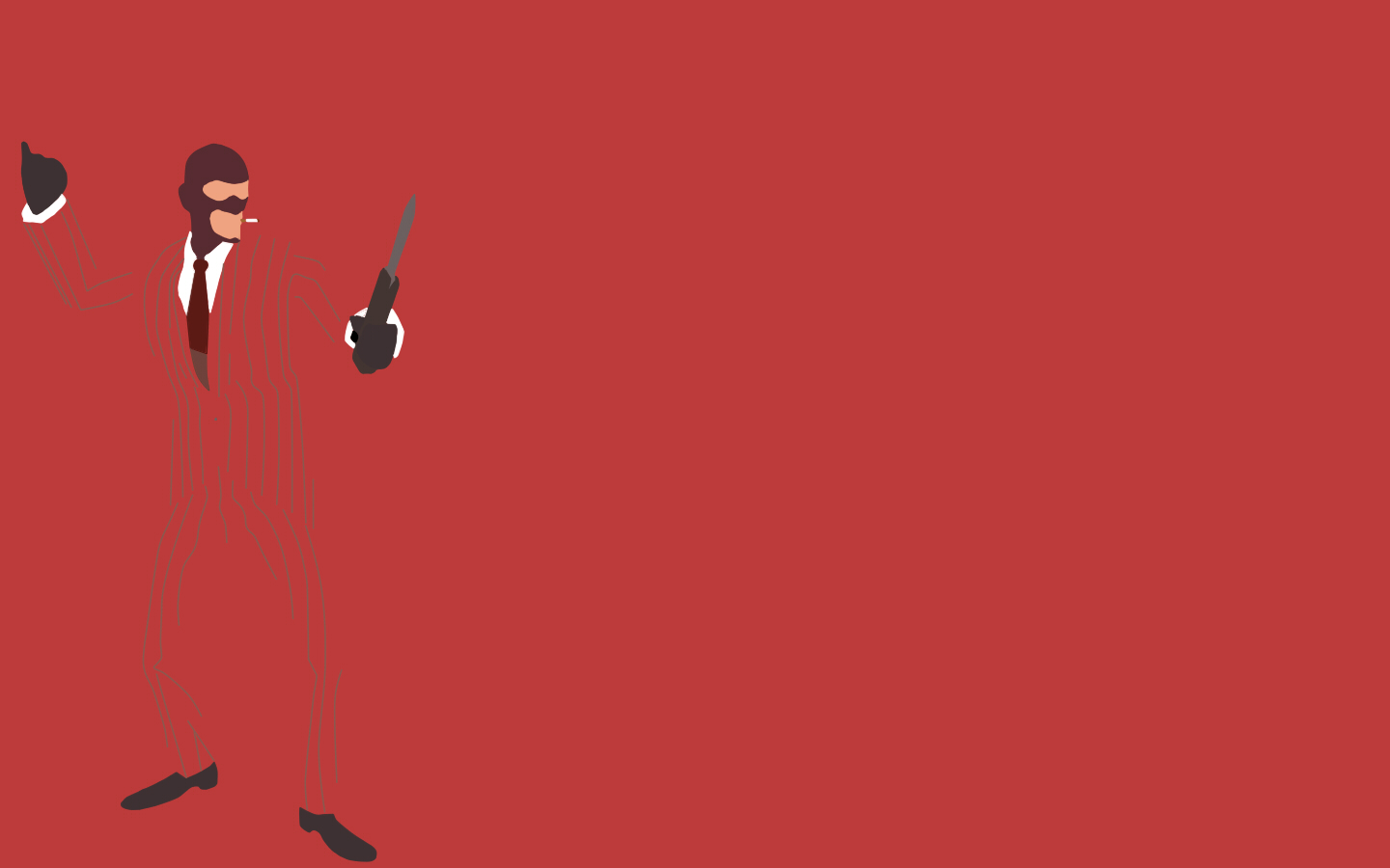 Red Minimalist Wallpapers