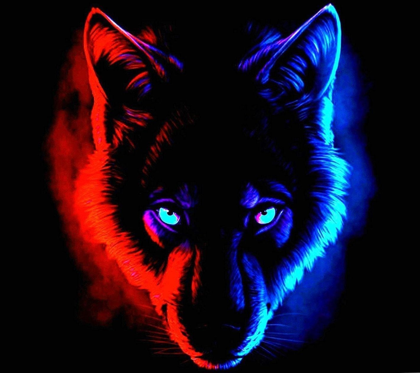 Red Moon Wolf Wallpapers