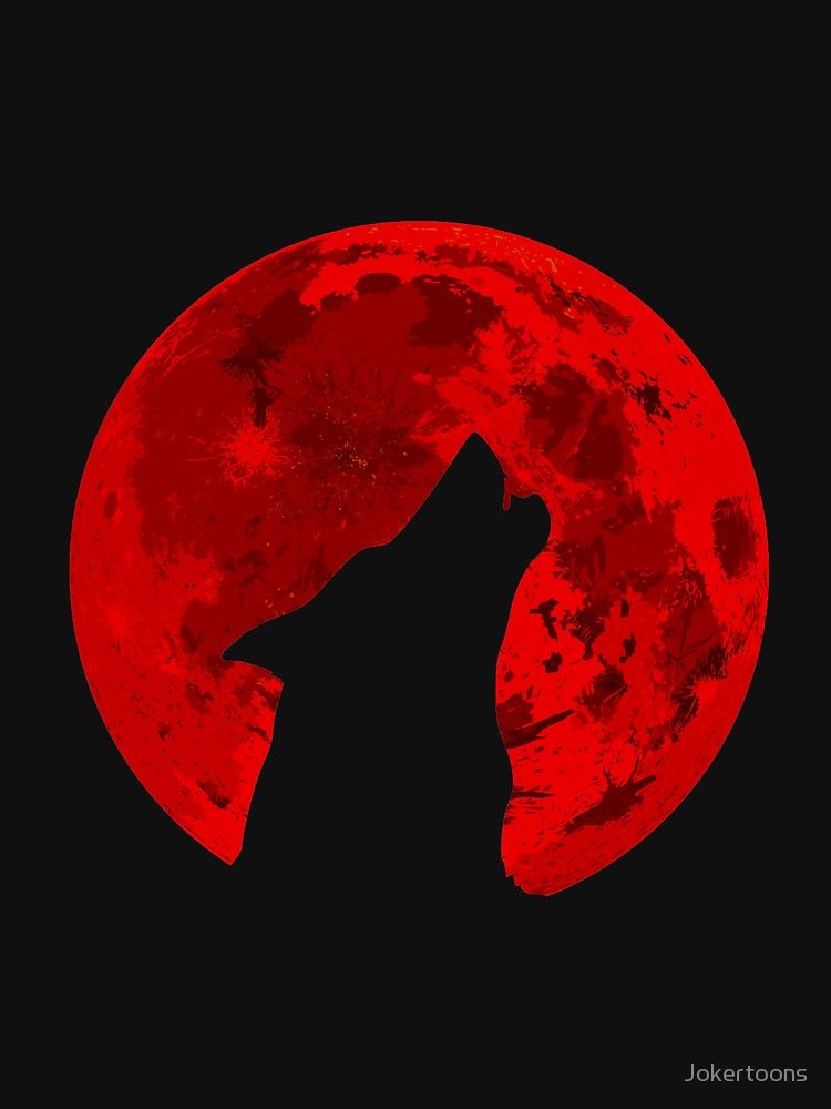 Red Moon Wolf Wallpapers