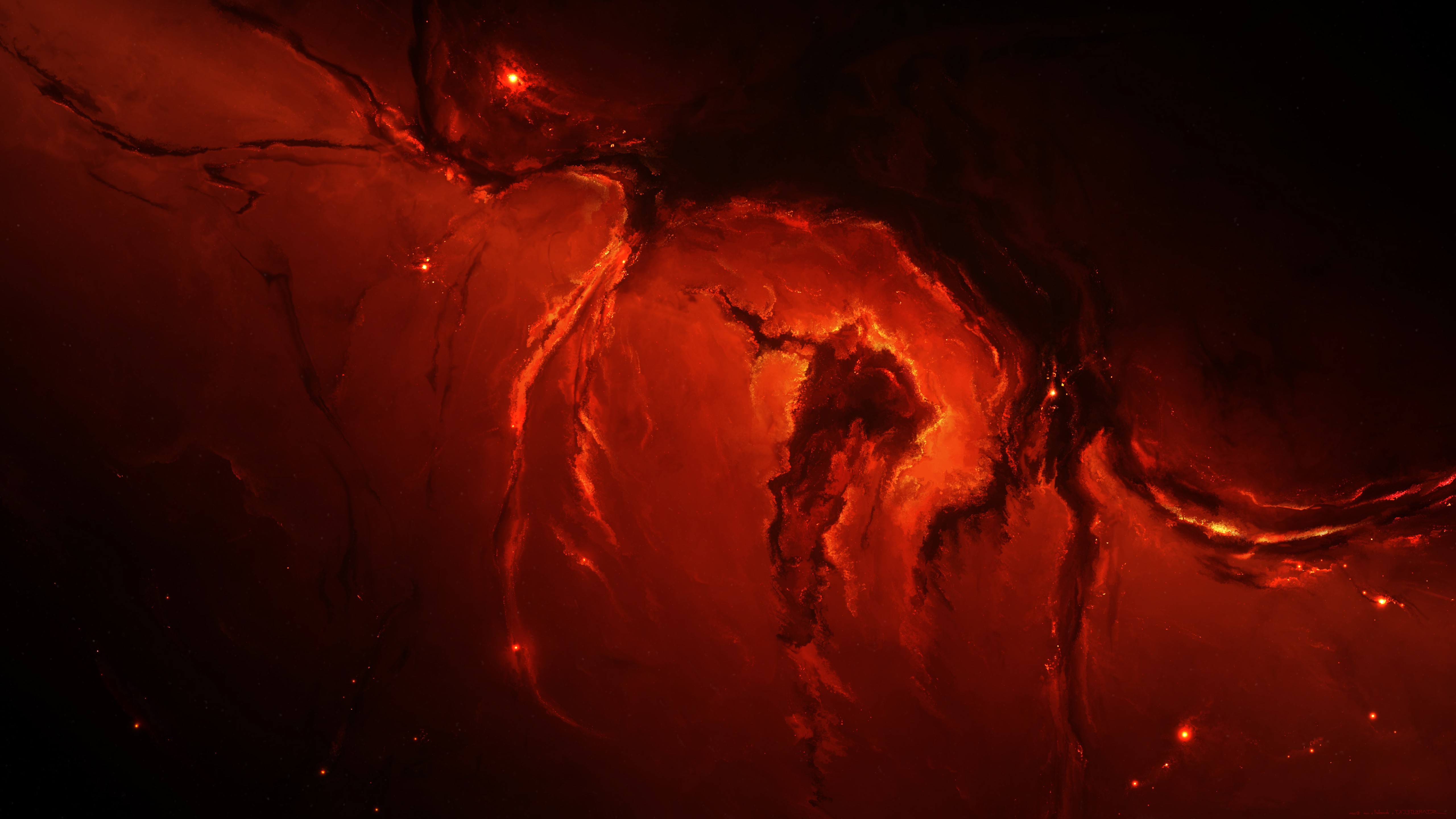 Red Nebula Wallpapers