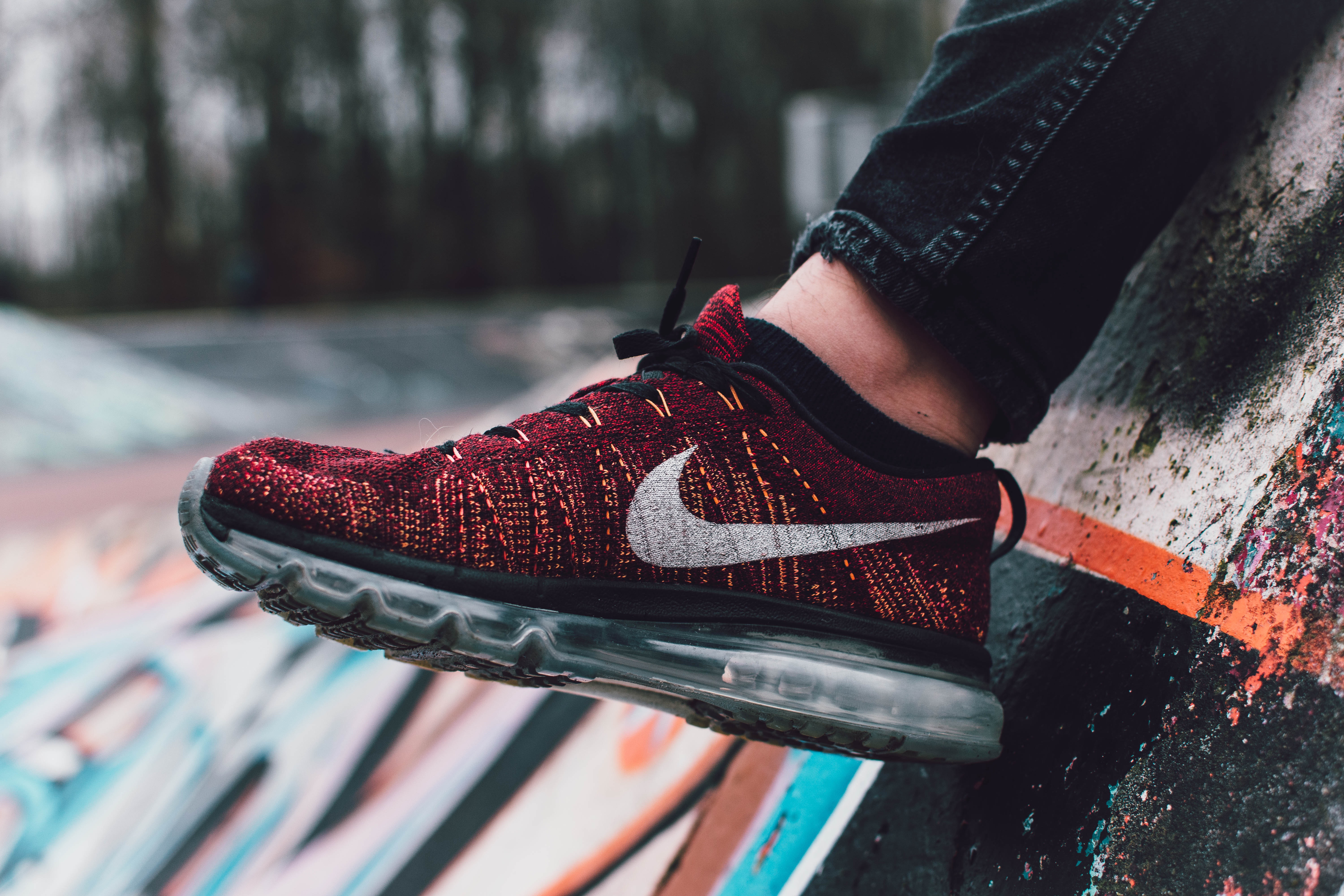 Red Nikes Shoes Wallpapers