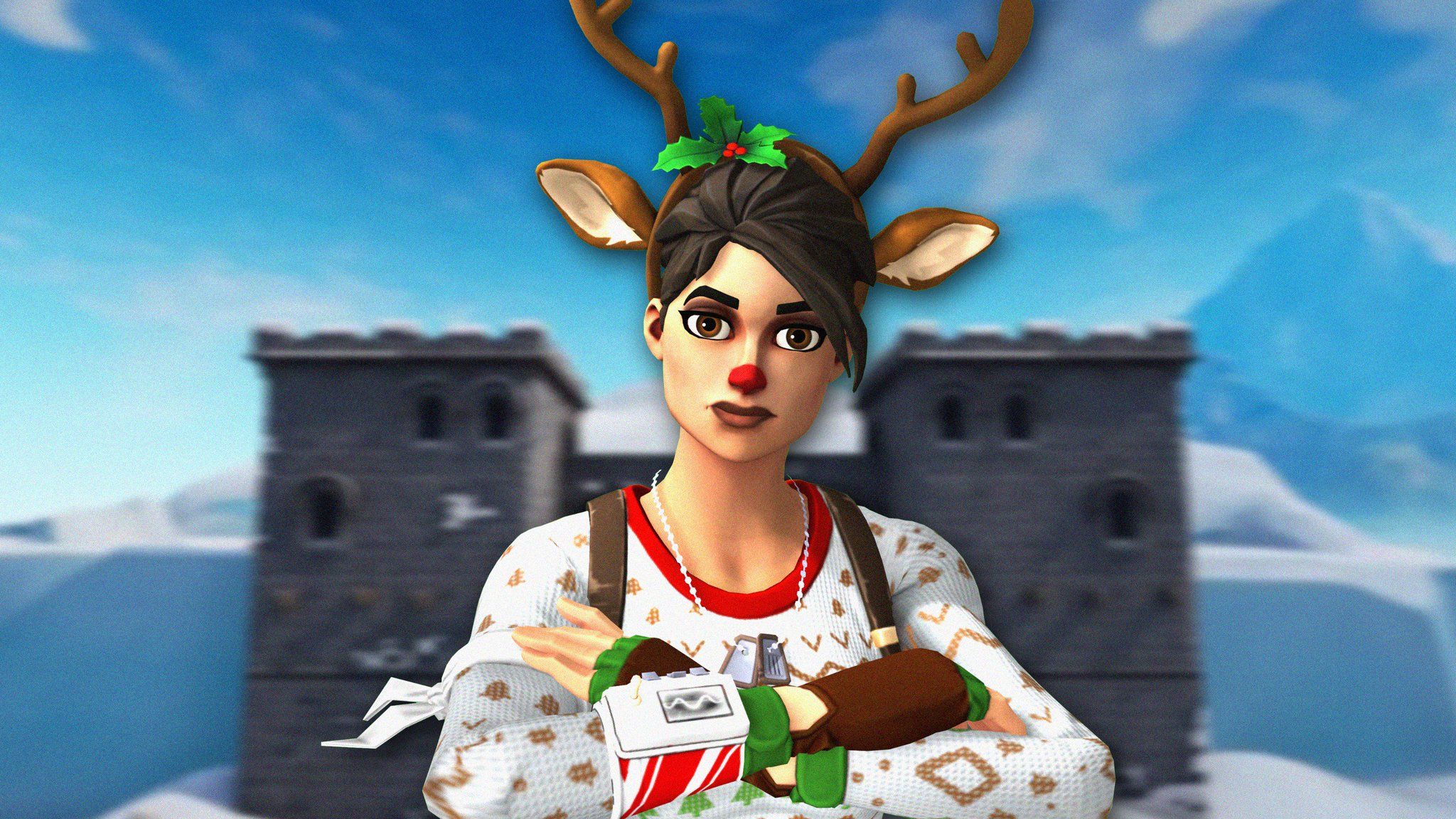 Red Nose Raider Fortnite Wallpapers