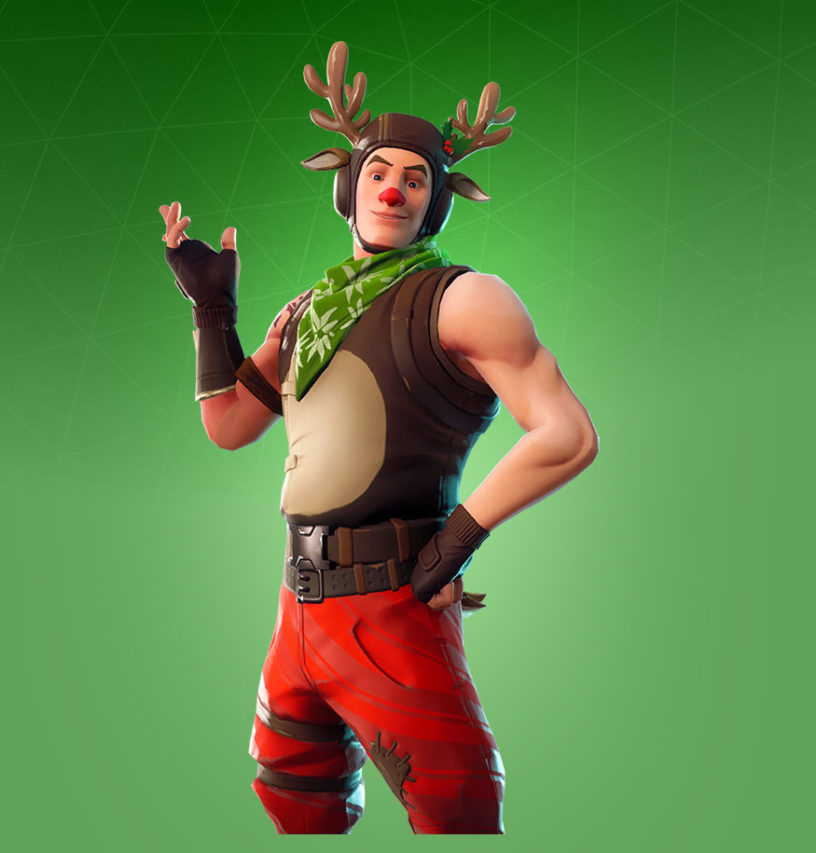 Red Nosed Raider Fortnite Wallpapers