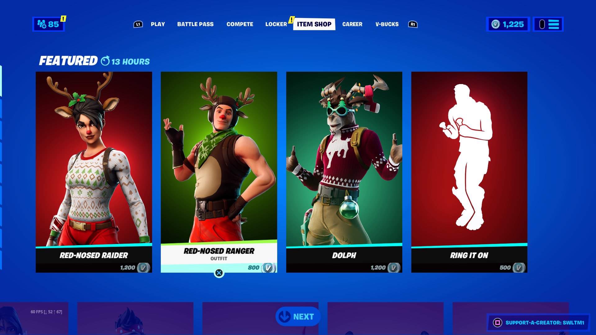 Red-Nosed Ranger Fortnite Wallpapers