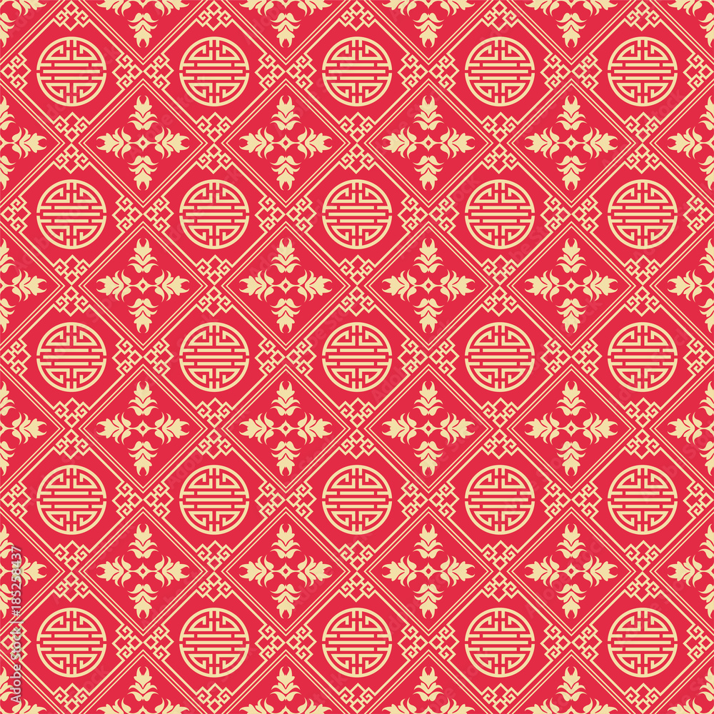 Red Oriental Wallpapers