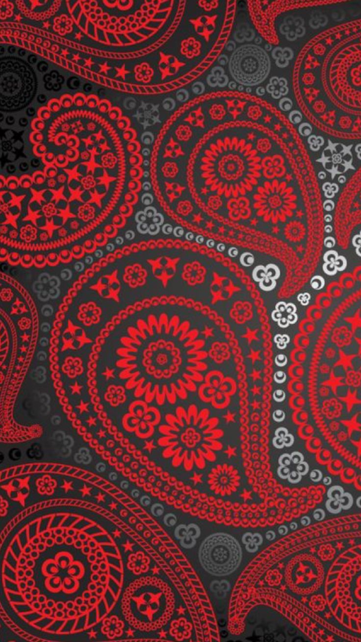 Red Paisley Wallpapers