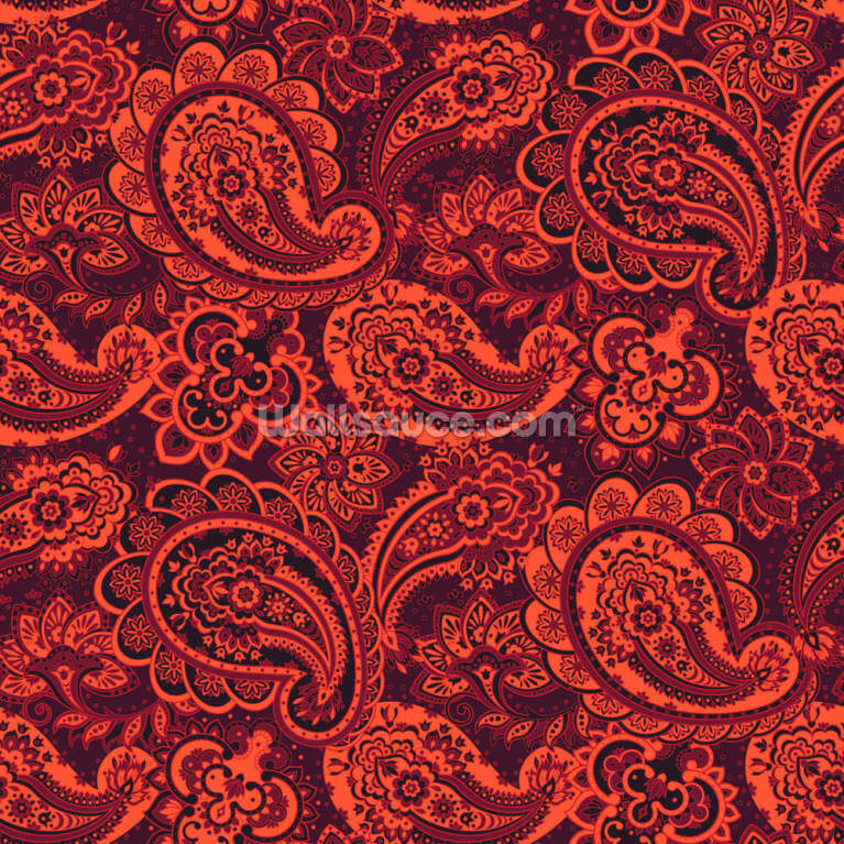 Red Paisley Wallpapers