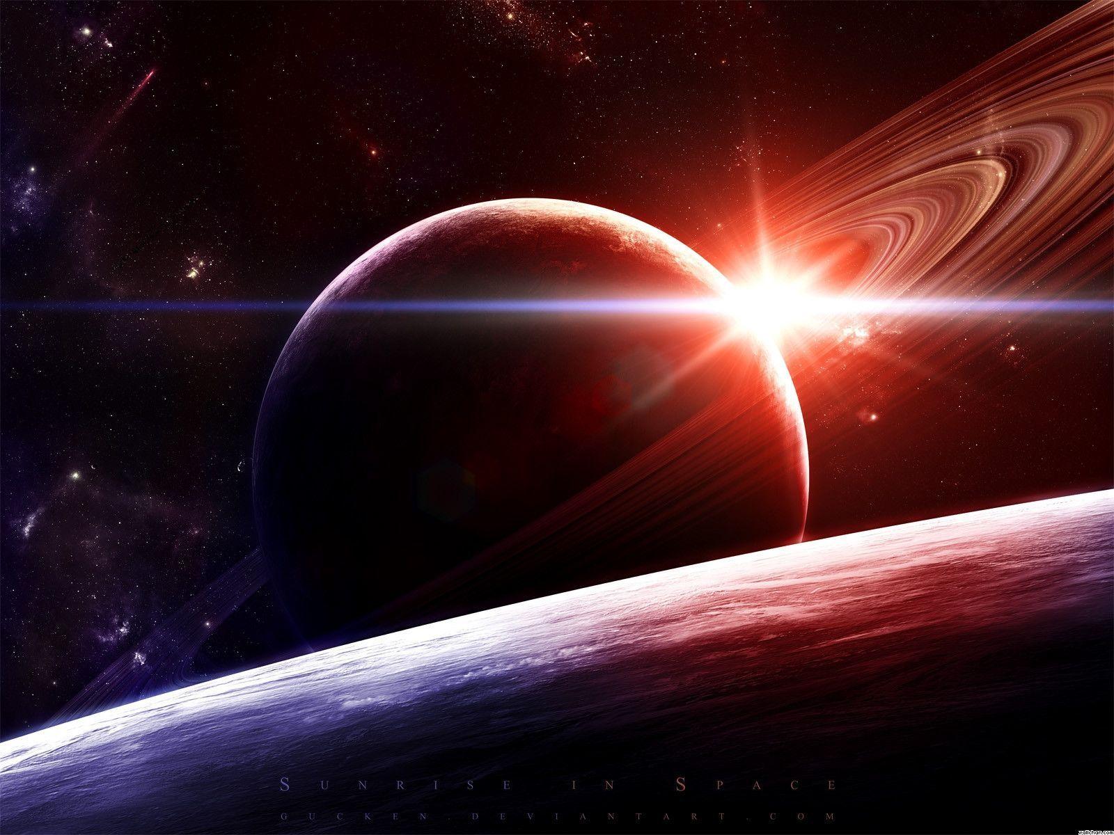 Red Saturn Wallpapers