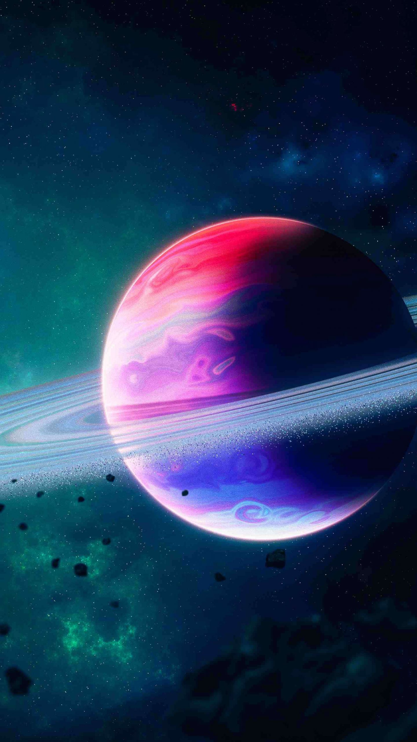 Red Saturn Wallpapers