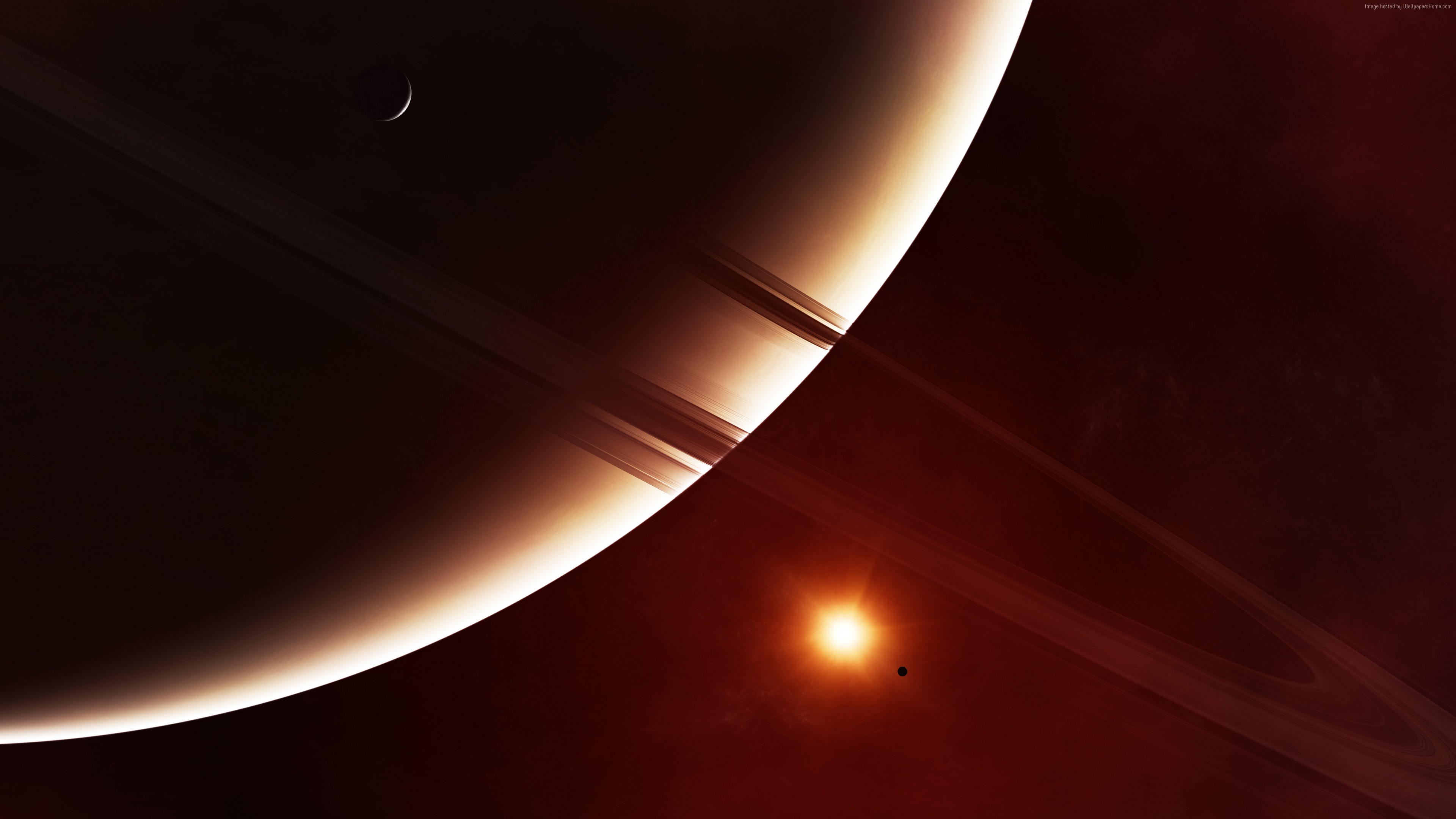 Red Saturn Wallpapers