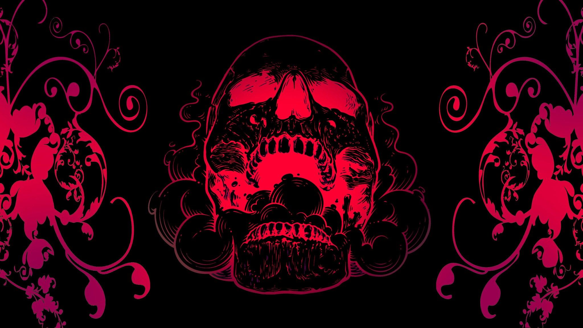 Red Skull Ascii Wallpapers