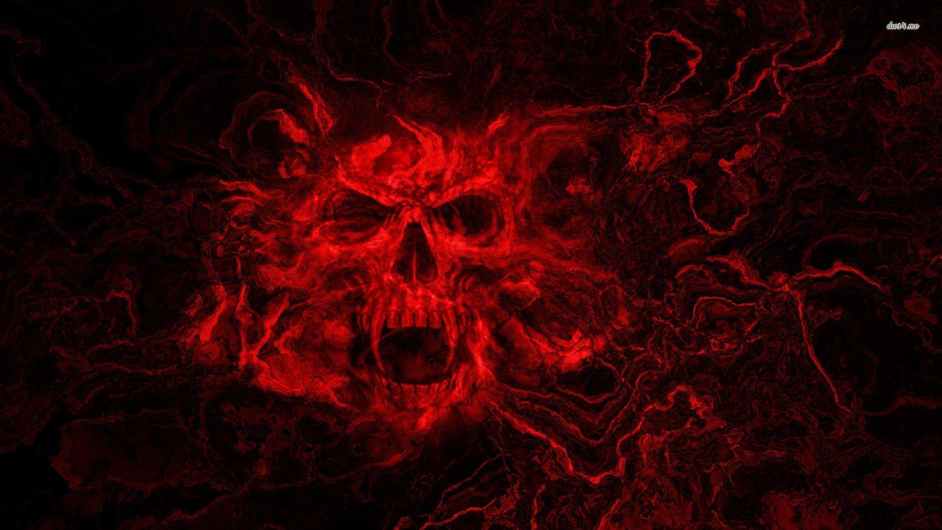 Red Skull Ascii Wallpapers