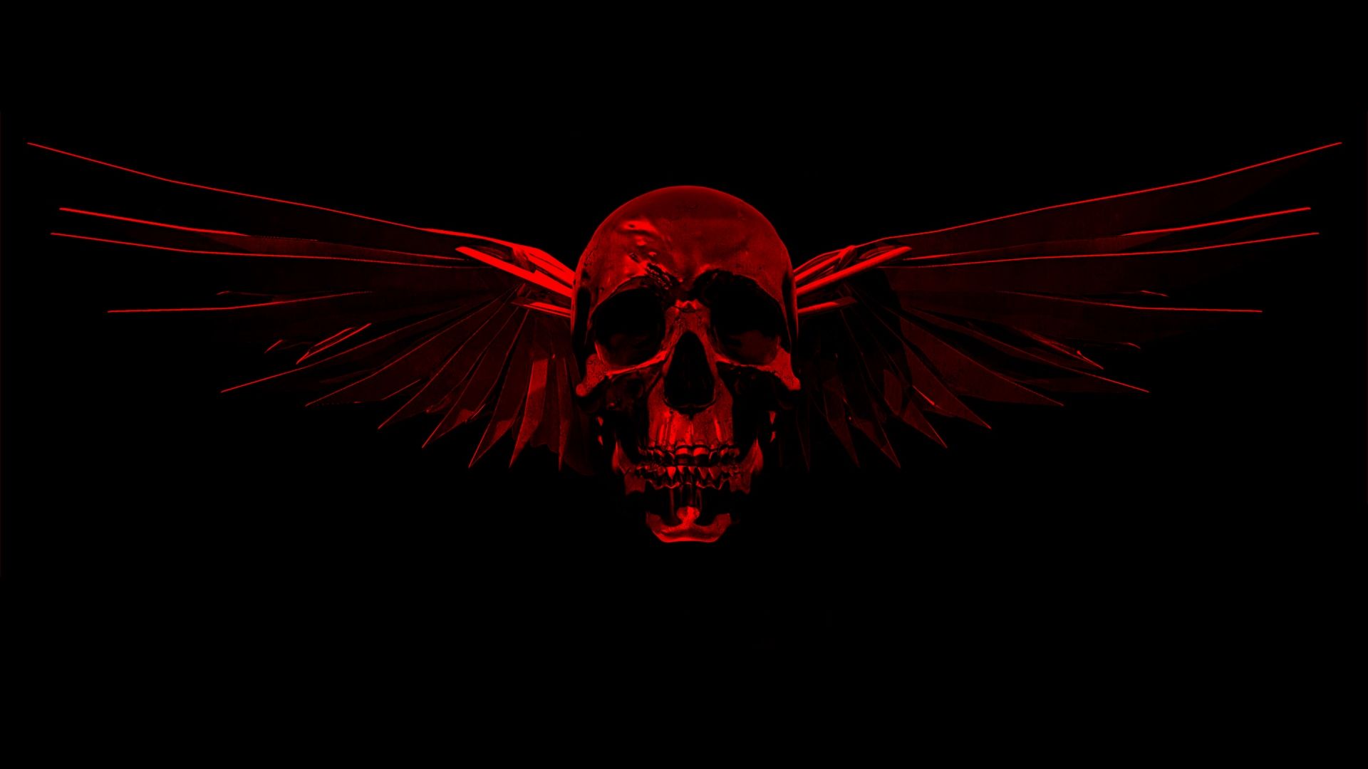 Red Skull Ascii Wallpapers