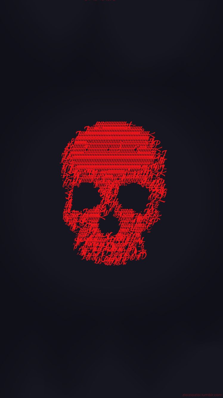 Red Skull Ascii Wallpapers