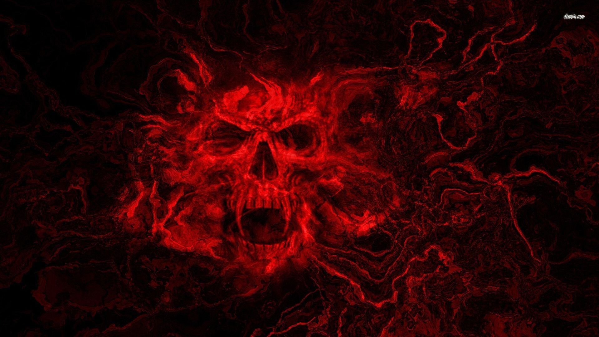 Red Skull Ascii Wallpapers