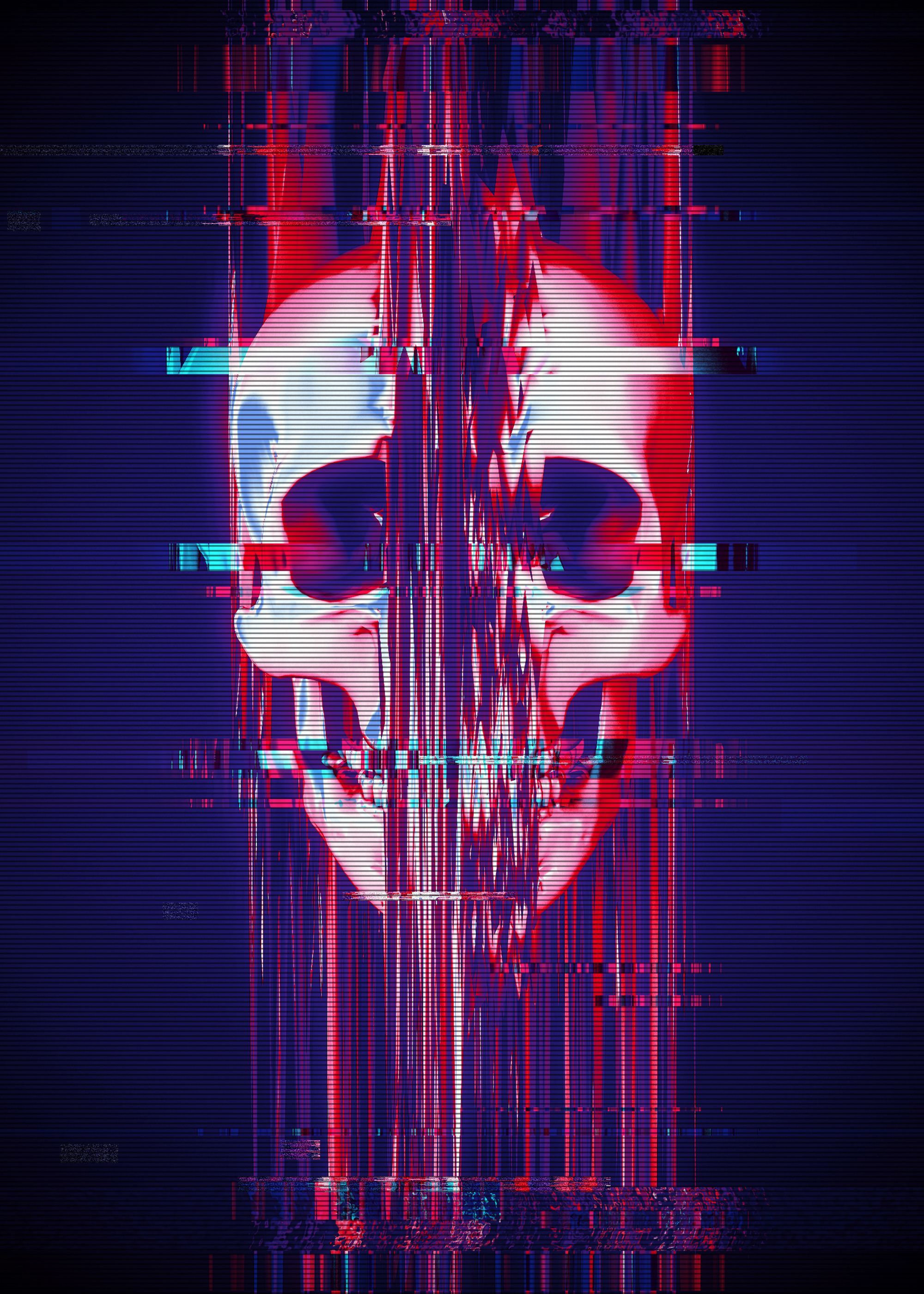 Red Skull Ascii Wallpapers