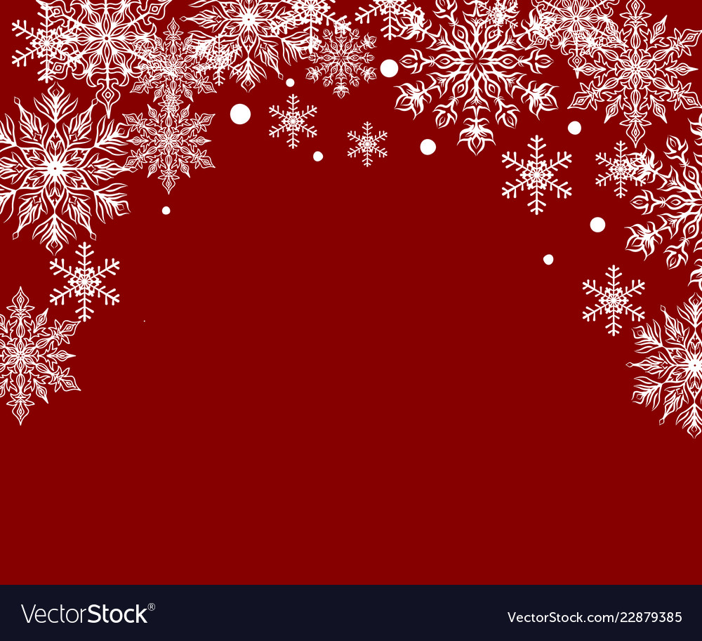 Red Snowflake Wallpapers