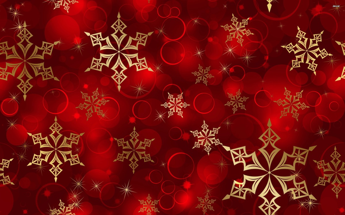 Red Snowflake Wallpapers