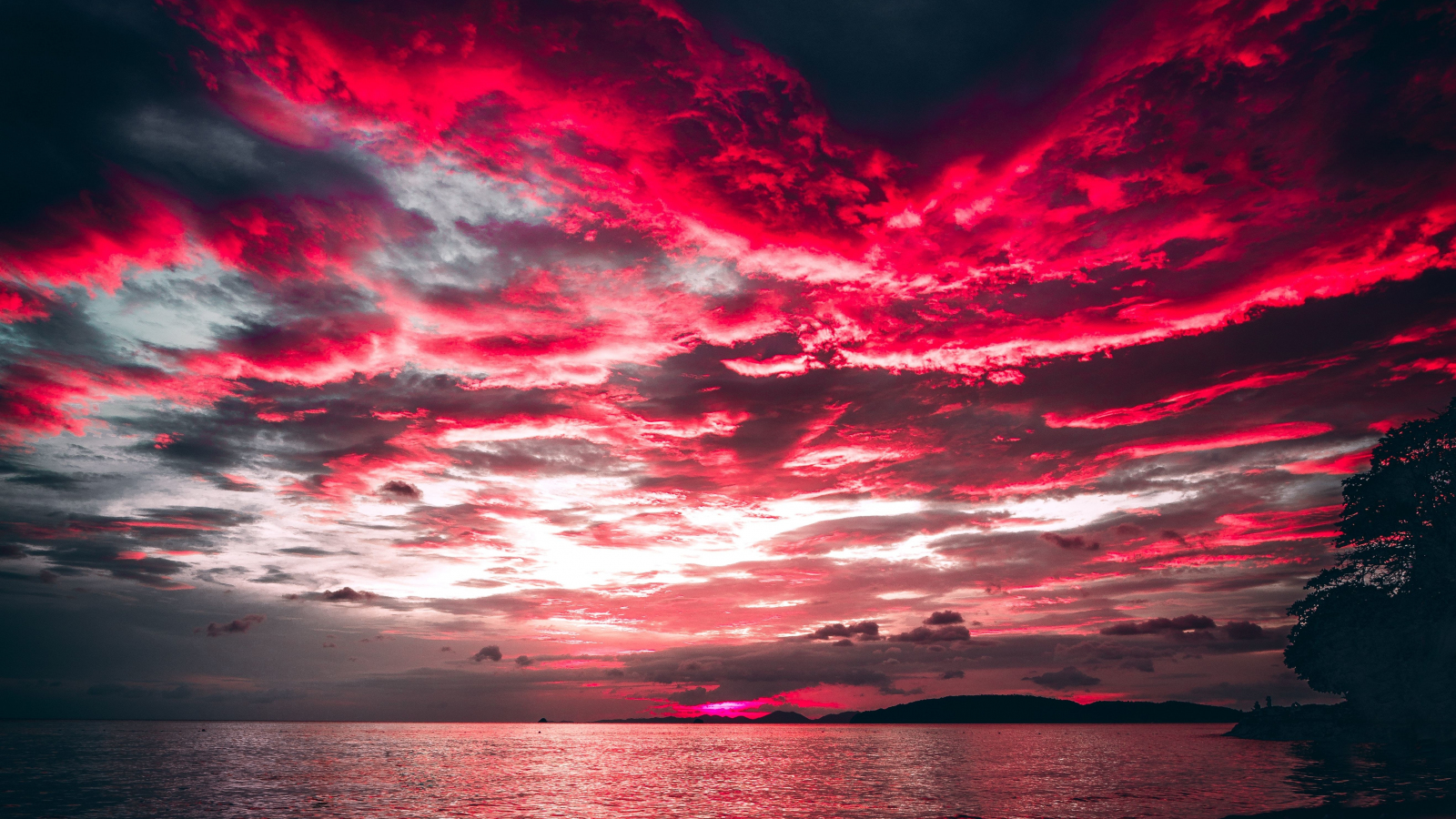 Red Sunset Wallpapers