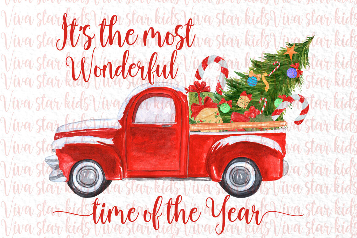 Red Truck Christmas Wallpapers