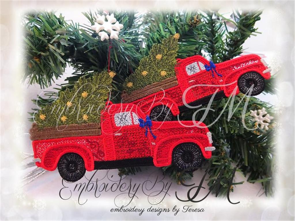 Red Truck Christmas Wallpapers