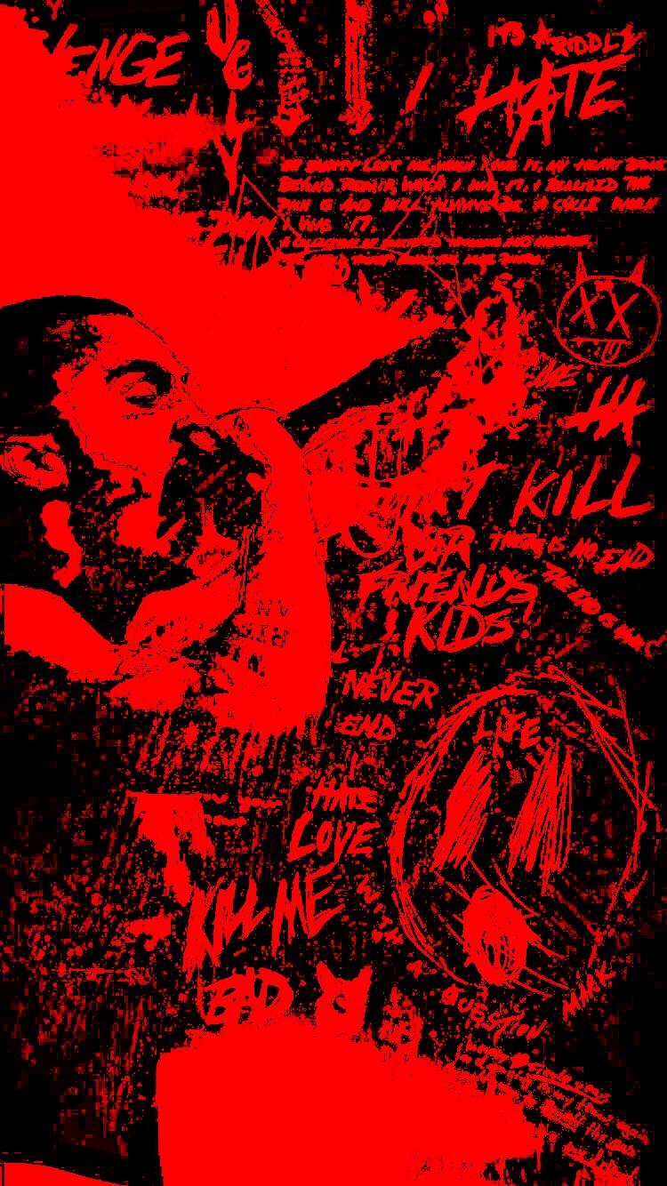 Red Xxxtentacion Revenge Wallpapers