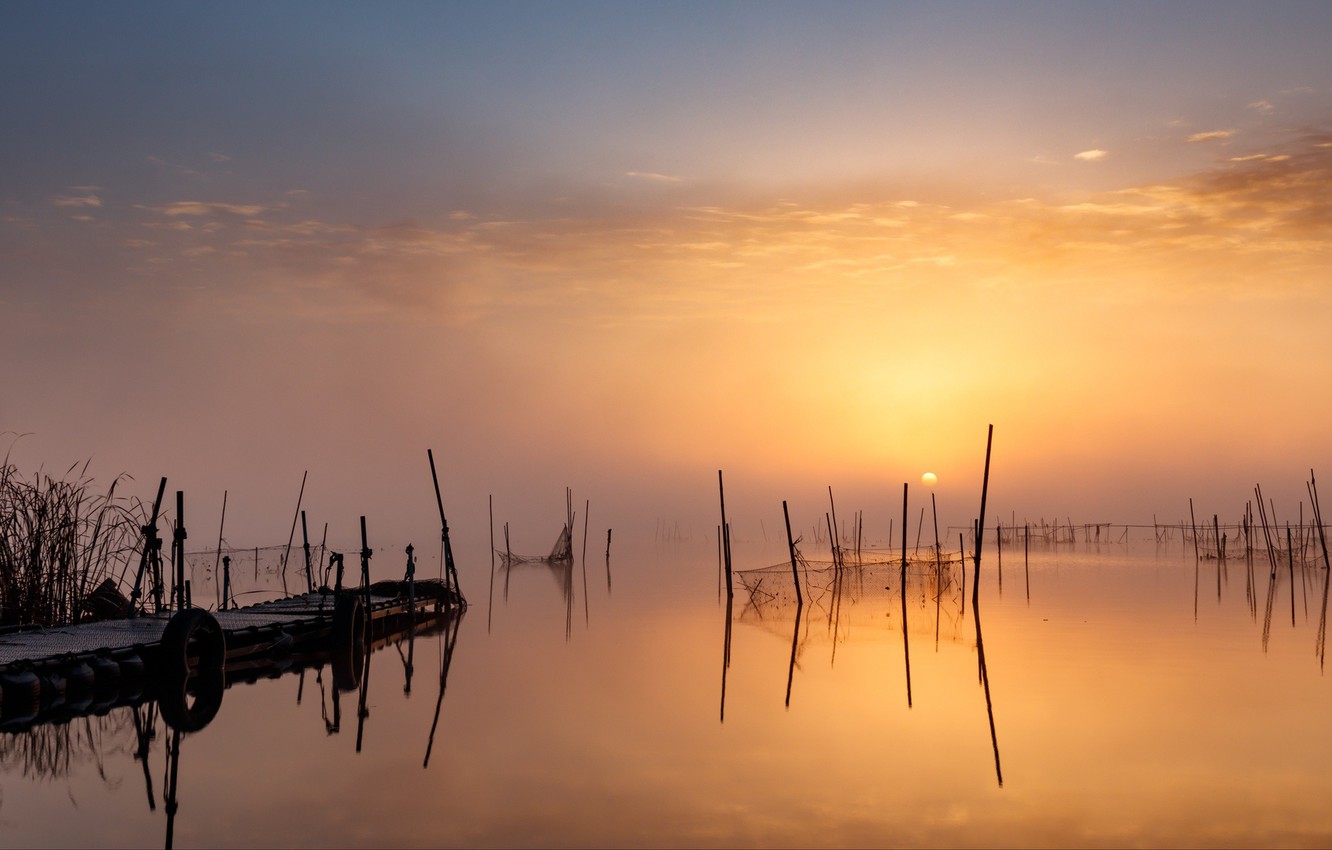 Reflection Of Sunset On Water Wallpapers