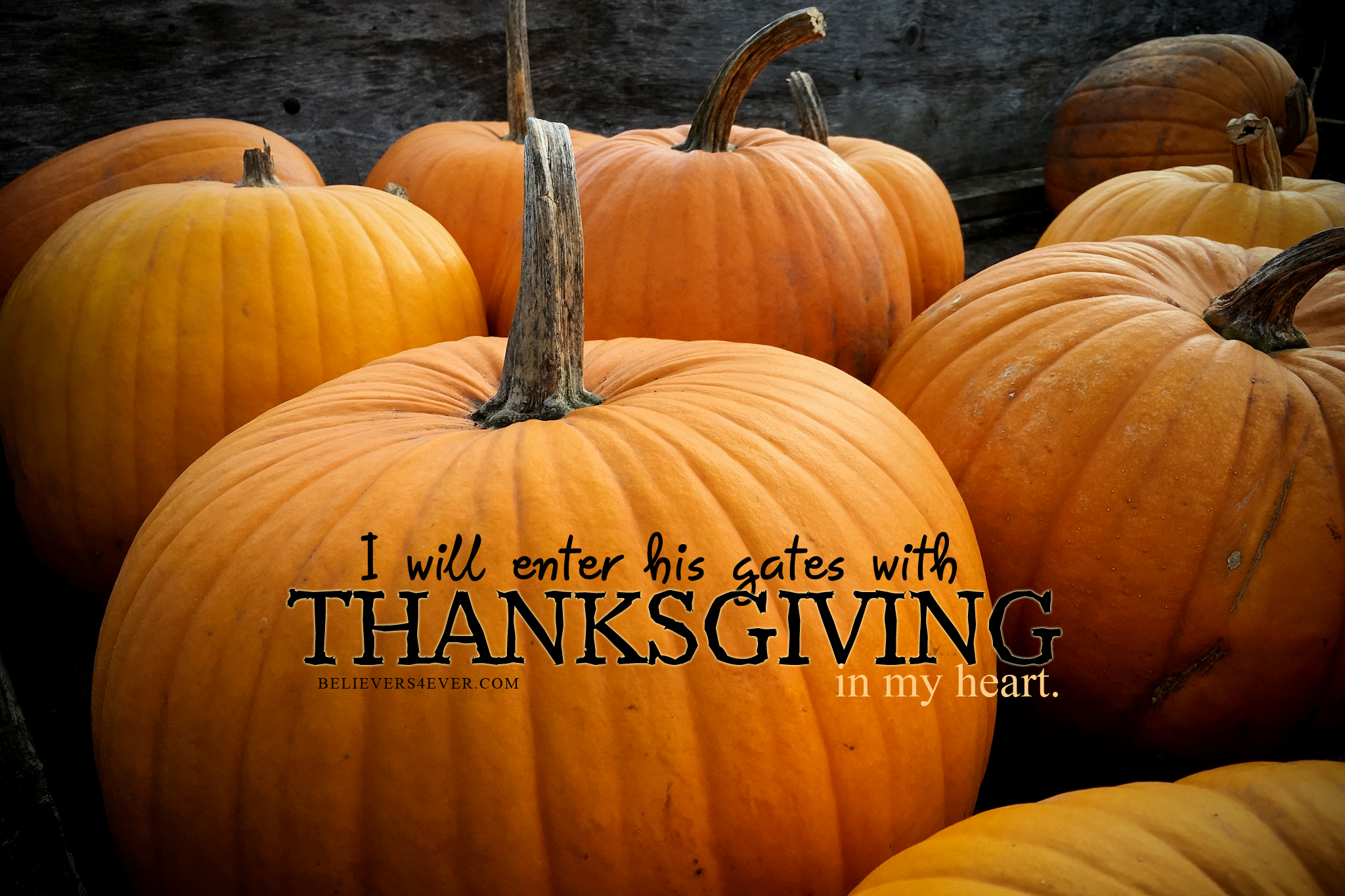 Religious Thanksgiving Background