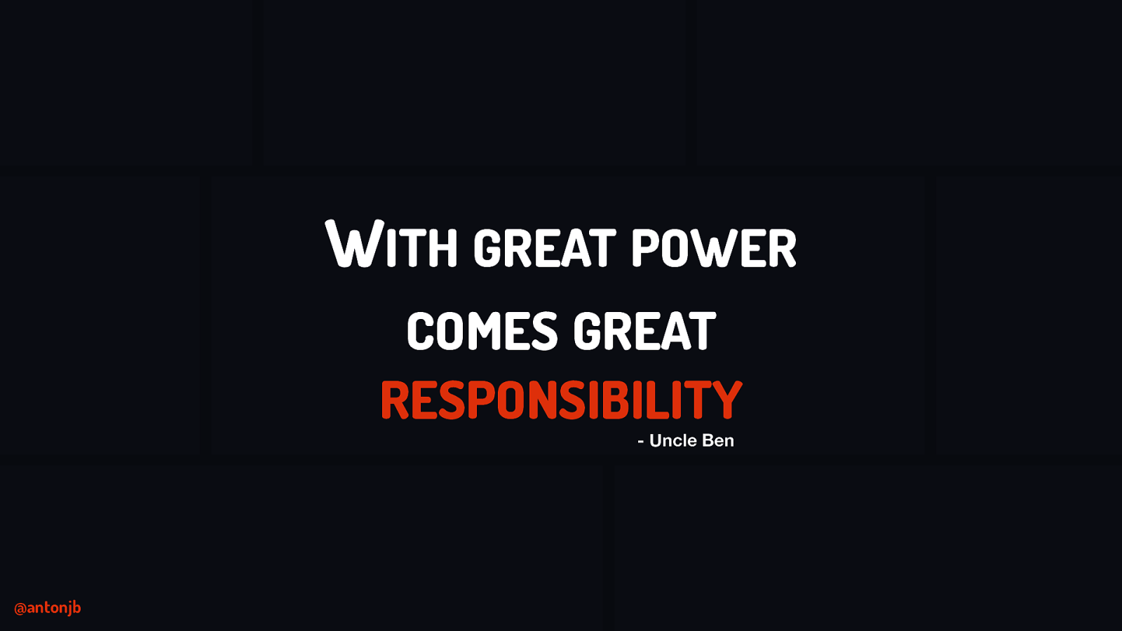 Responsibility Wallpapers