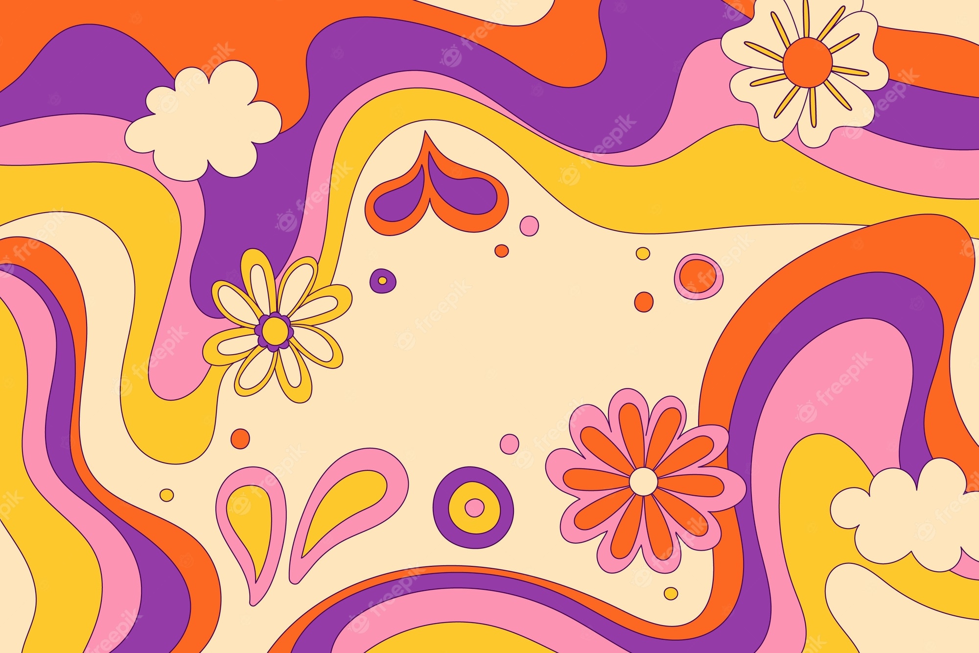 Retro 60S Background