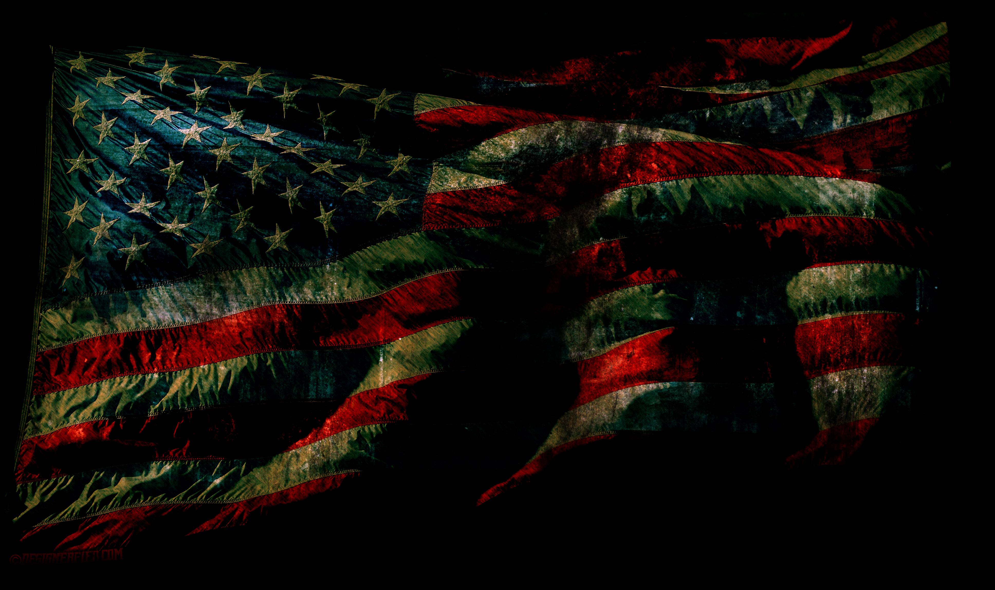 Retro American Flag Wallpapers