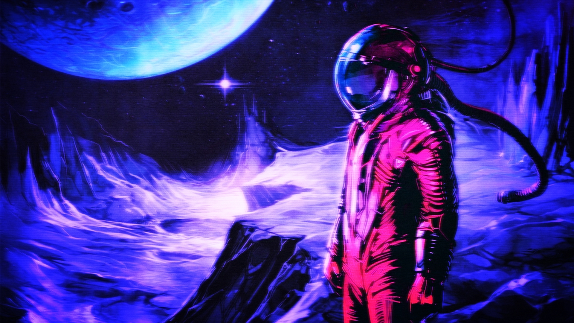 Retro Astronaut Wallpapers