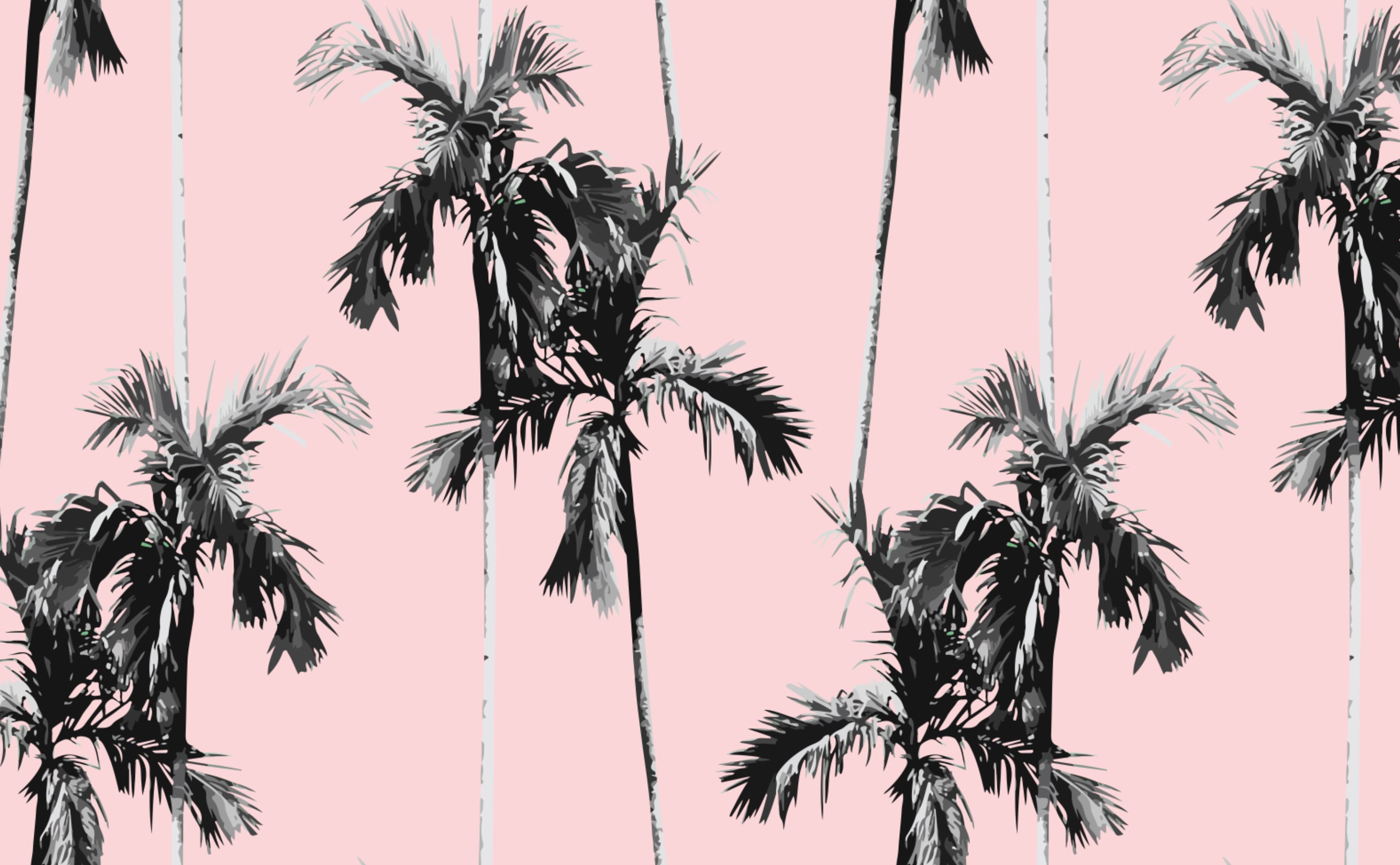 Retro Beach Art Wallpapers