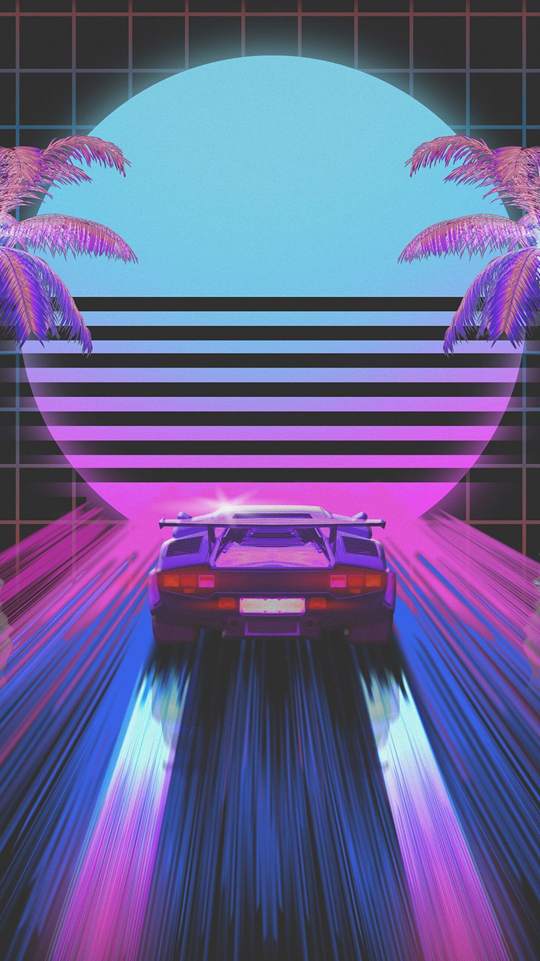 Retro Blue Wallpapers