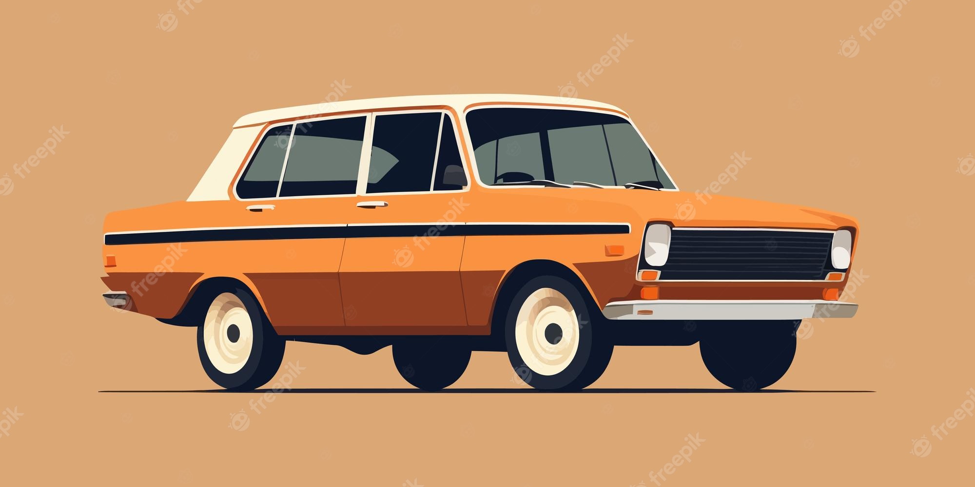 Retro Car Art Wallpapers