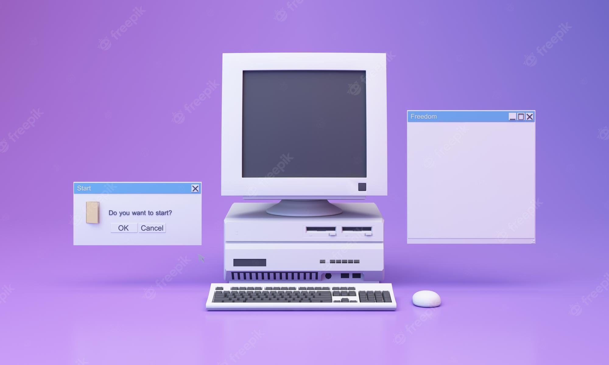 Retro Computer Aesthetic Hd Wallpapers