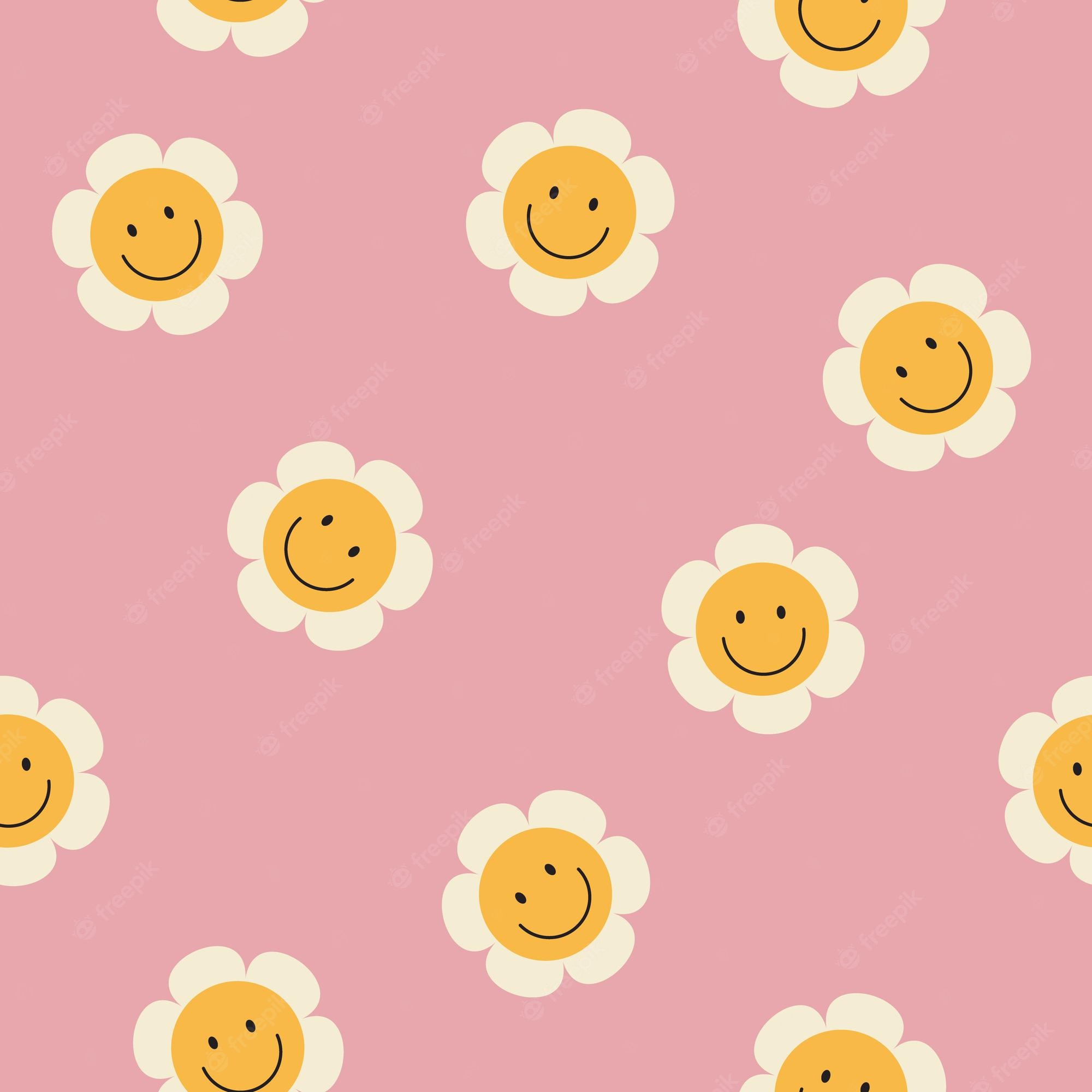 Retro Daisy Wallpapers