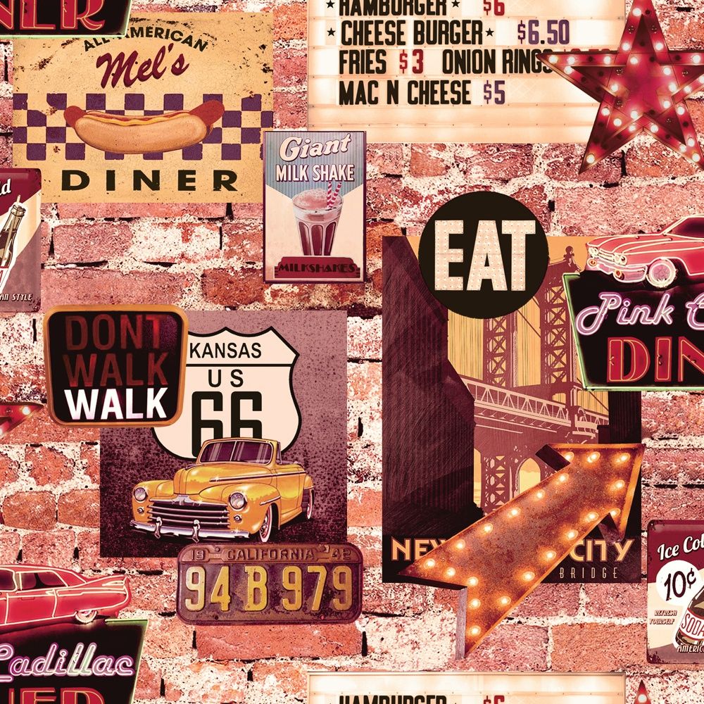 Retro Diner Wallpapers