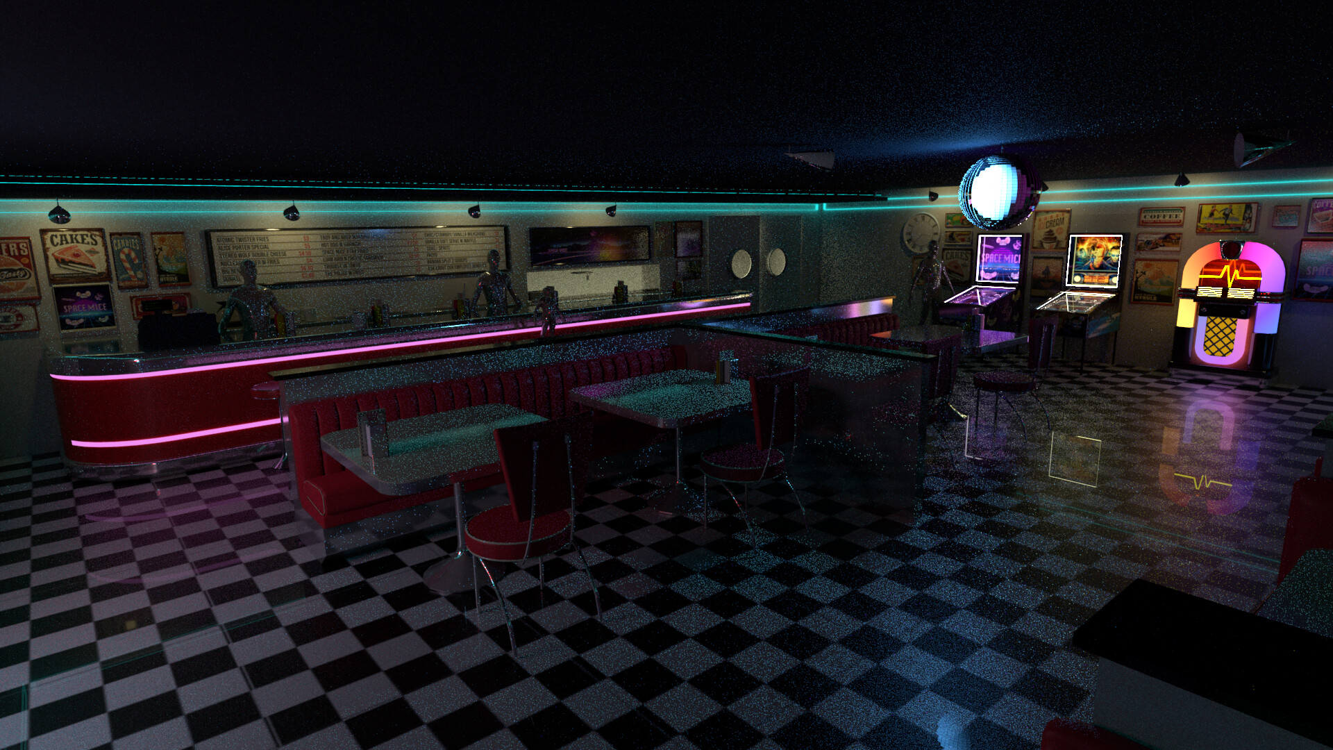 Retro Diner Wallpapers