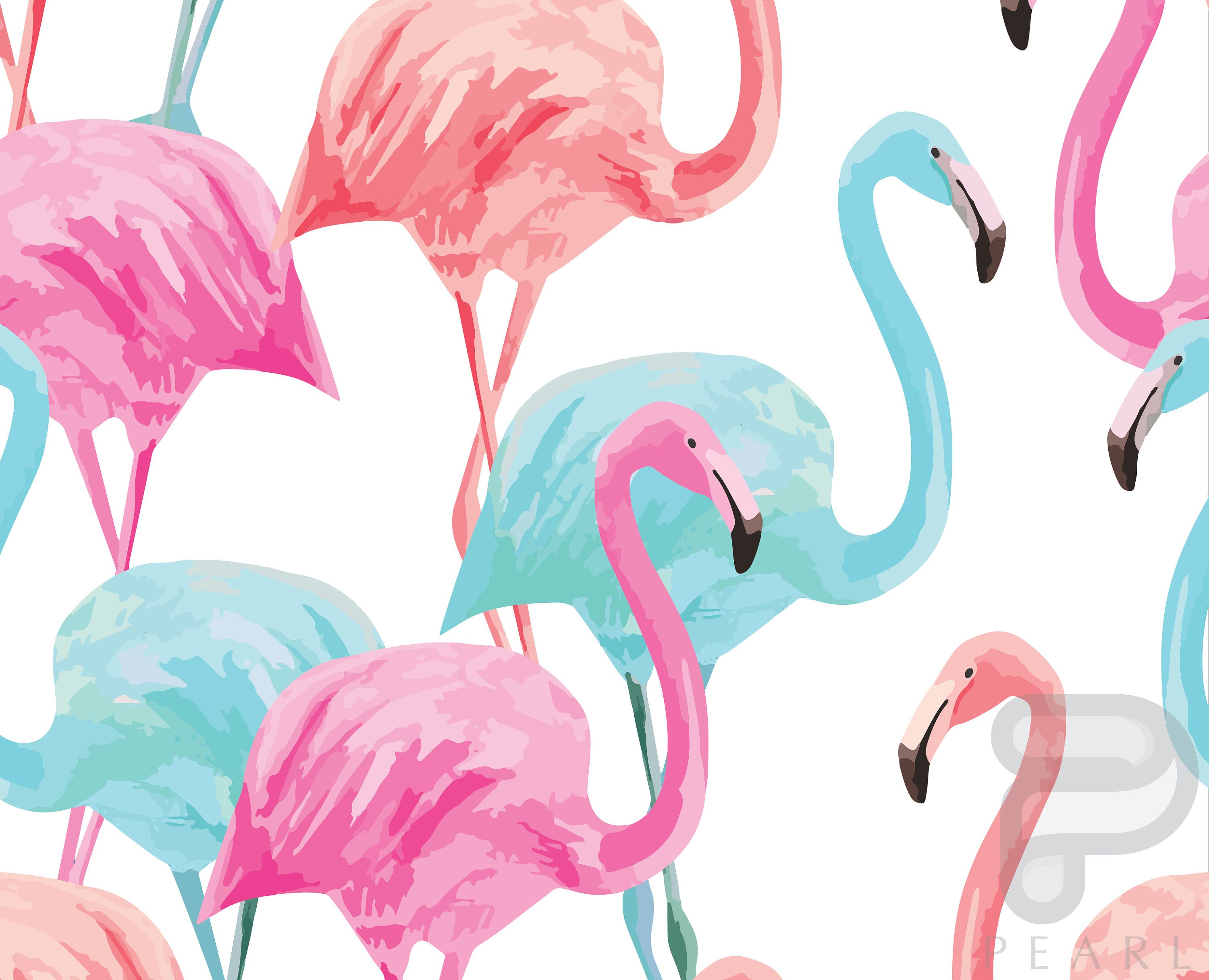 Retro Flamingo Wallpapers