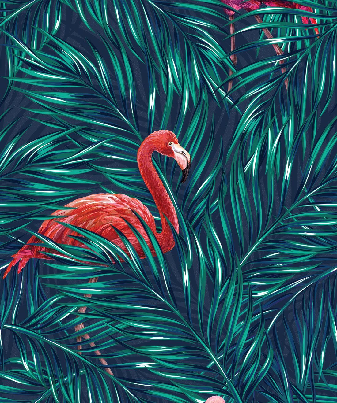 Retro Flamingo Wallpapers